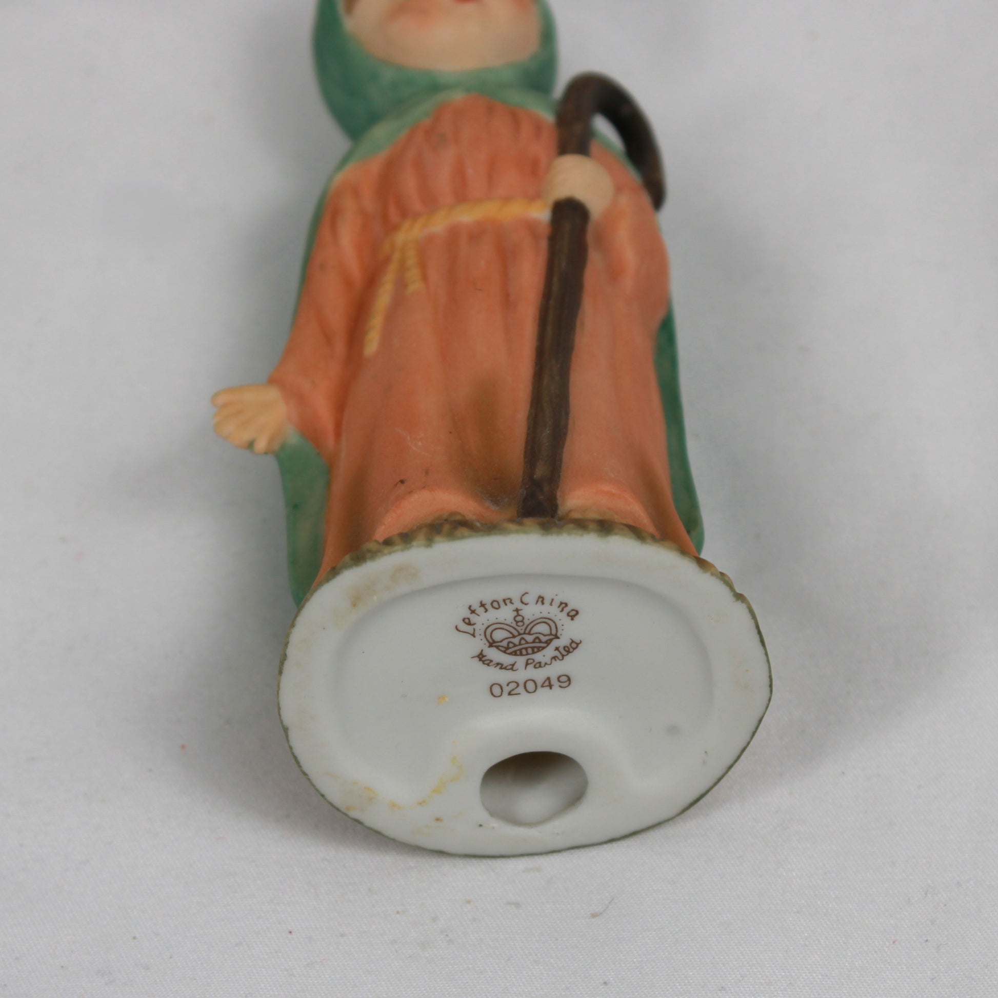 Vintage 1986 Lefton China Hand Painted Nativity Pieces #02049 Set of 3