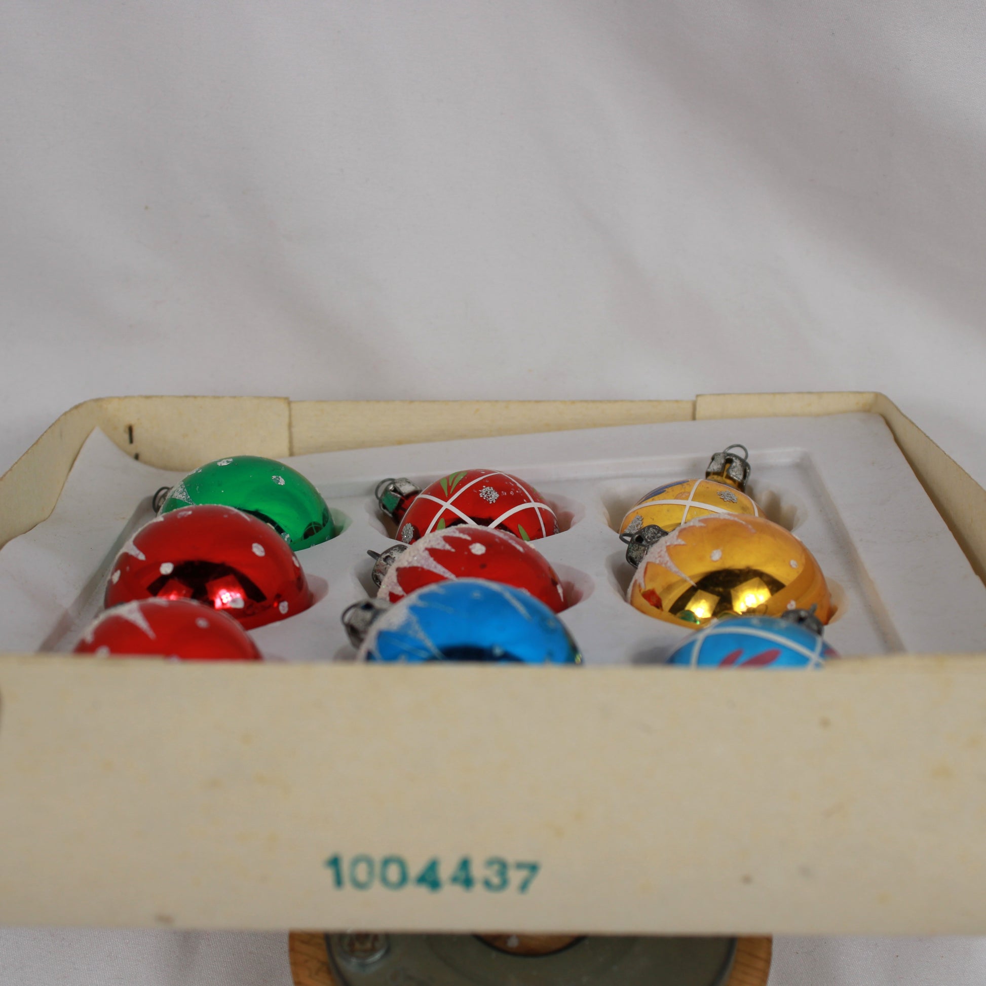 Vintage Woolcrest Woolco Glass Christmas Ornaments Made in Poland - Lot 2