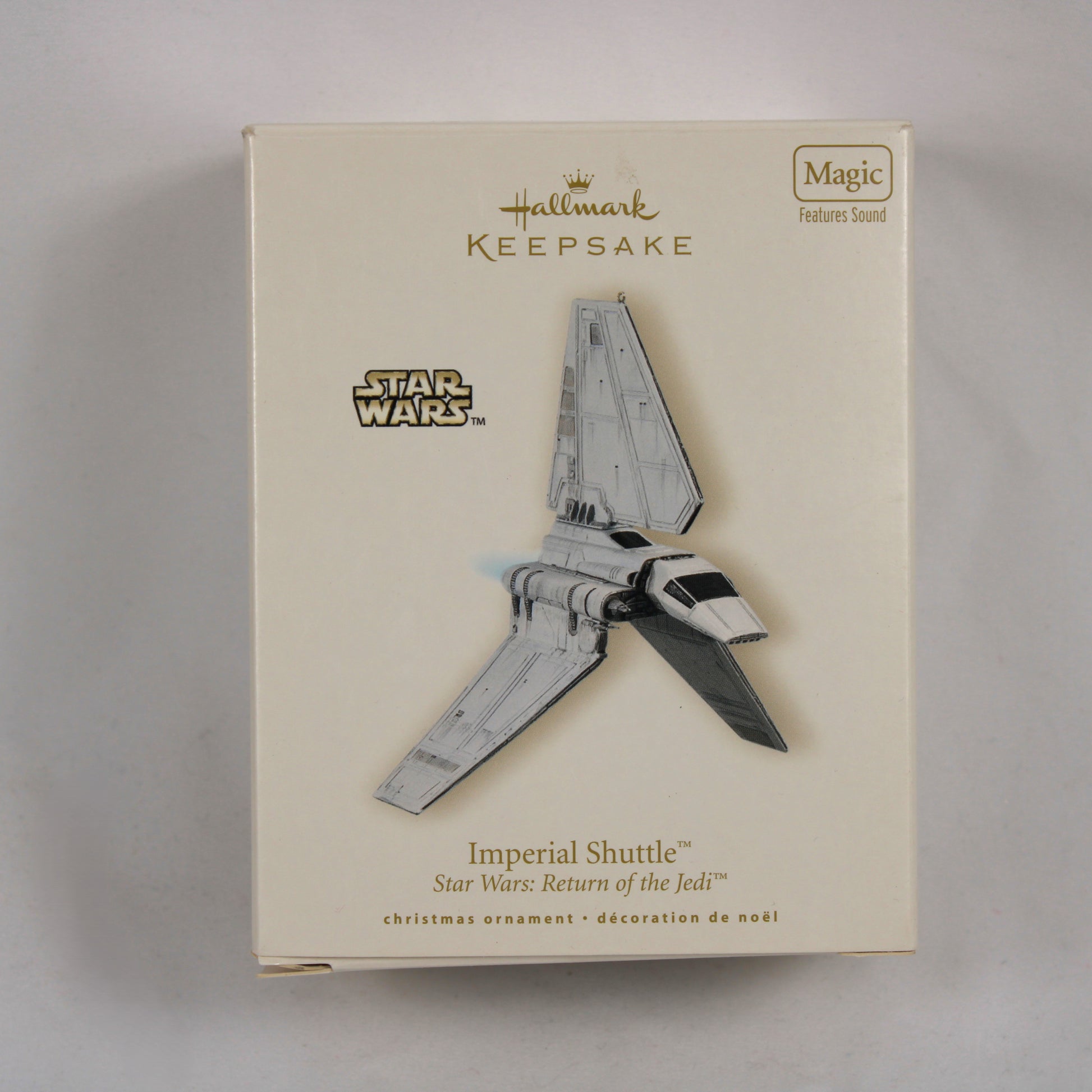 2008 Hallmark Keepsake Star Wars Imperial Shuttle Magic Sound Ornament