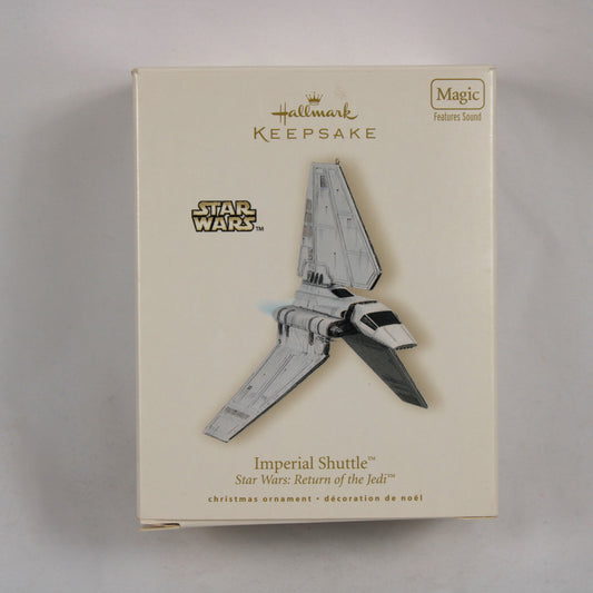 2008 Hallmark Keepsake Star Wars Imperial Shuttle Magic Sound Ornament