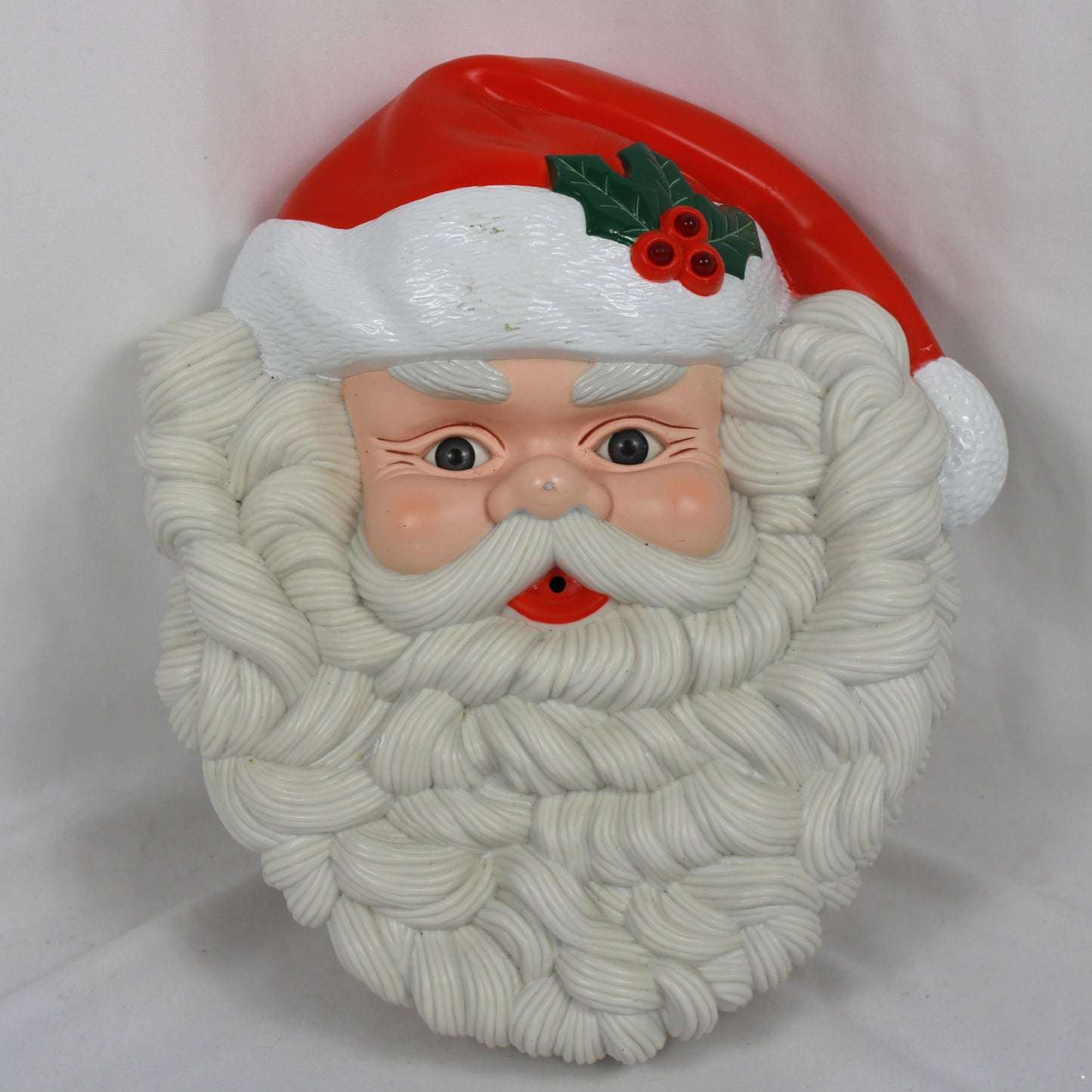Vintage 1995 Telco Creations Musical Santa Claus Wall Hanging Decor