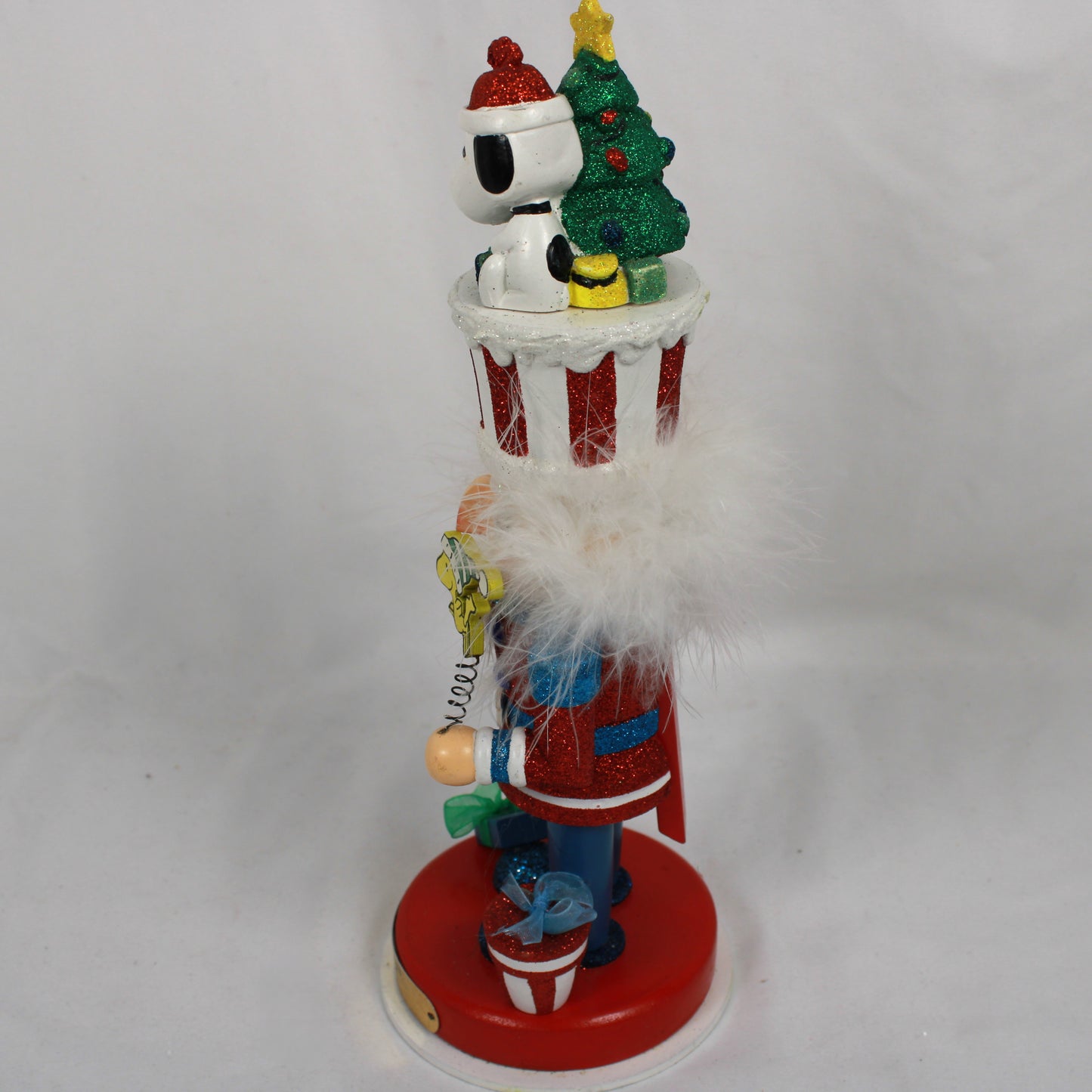 2012 Peanuts Worldwide Snoopy Wooden Christmas Nutcracker