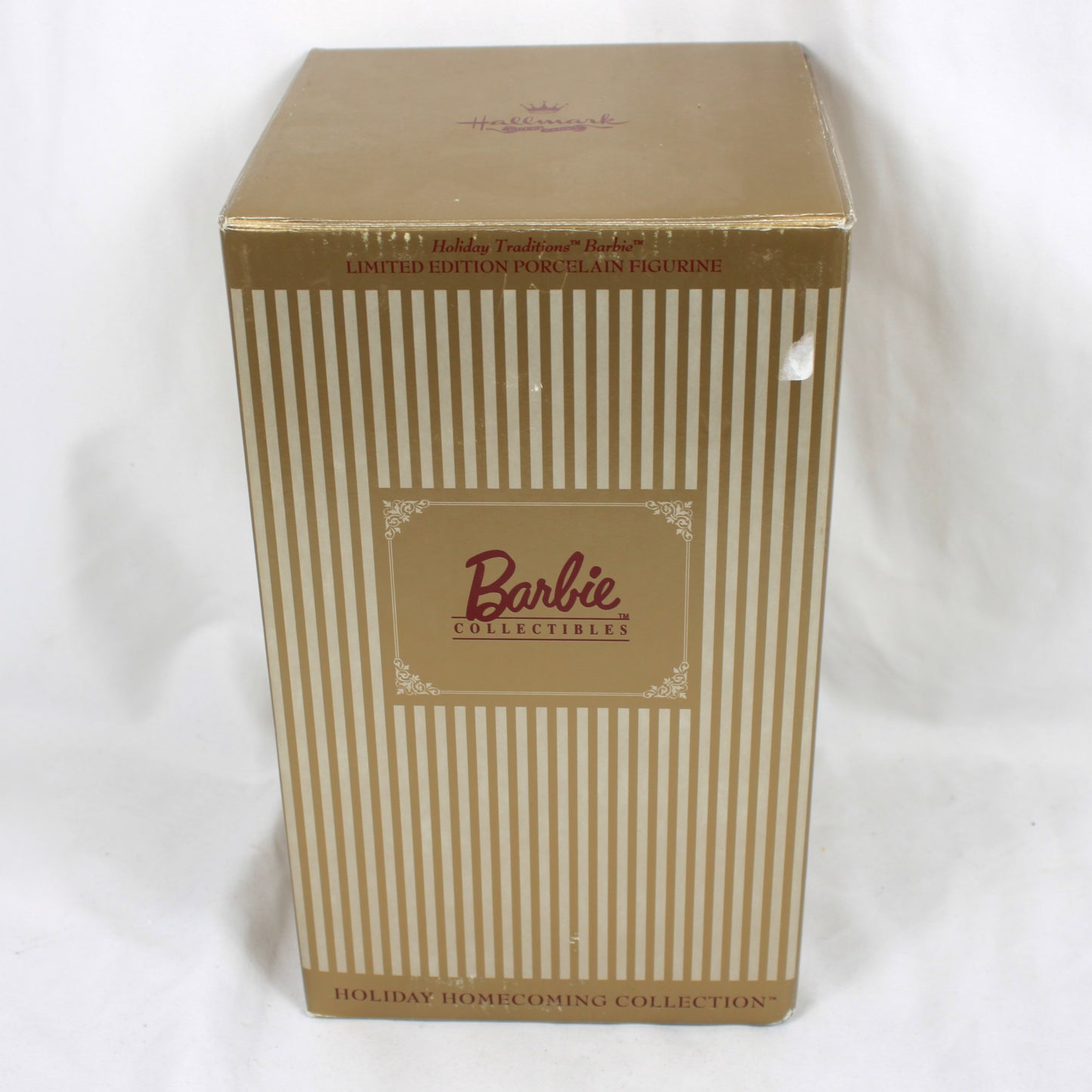 1997 Hallmark Holiday Traditions Barbie Limited Edition Porcelain Figurine Serial Number 24188