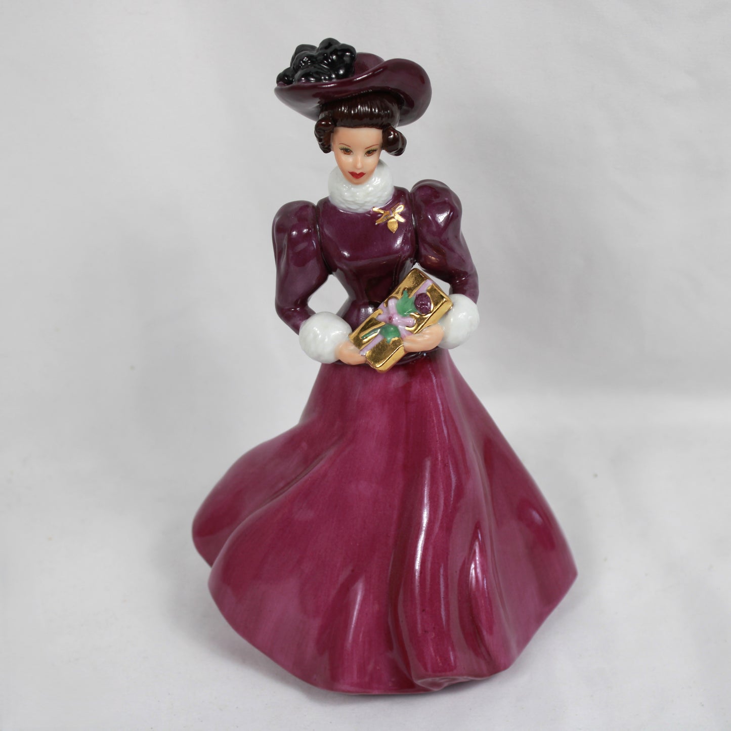 1997 Hallmark Barbie Collectibles Holiday Traditions Limited Edition Porcelain Figurine - Edition No. 24185