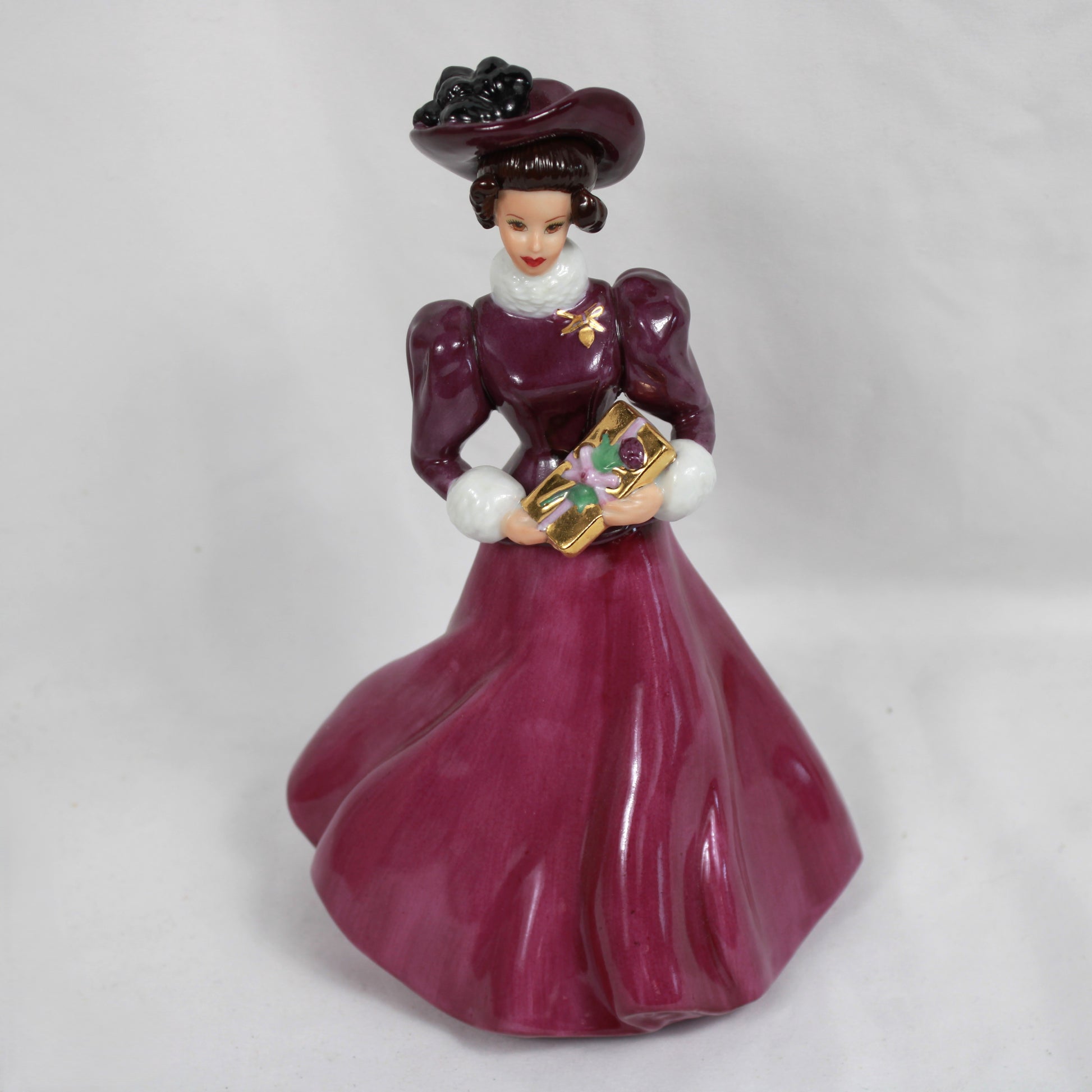 1997 Hallmark Barbie Collectibles Holiday Traditions Limited Edition Porcelain Figurine - Edition No. 24185