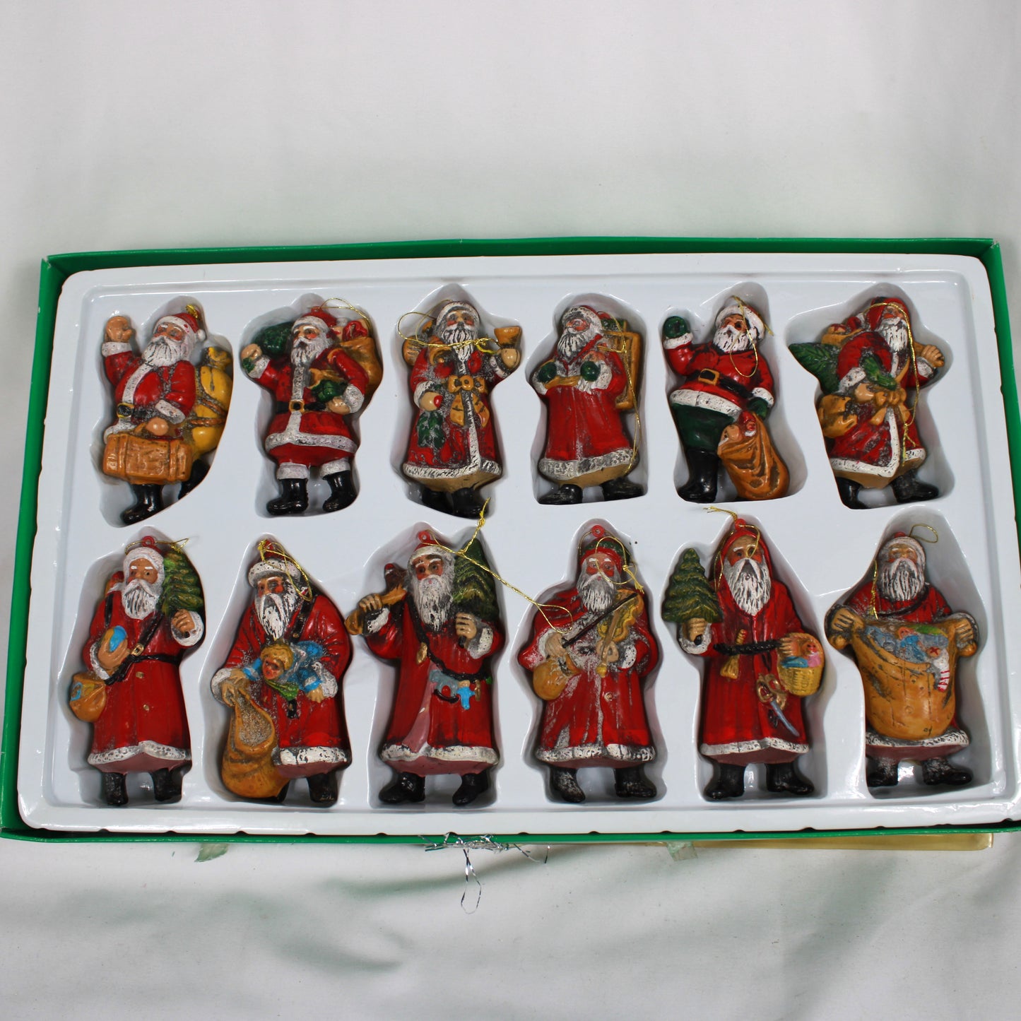 Woolworth Canada Old World Santa Christmas Ornaments - Set of 12
