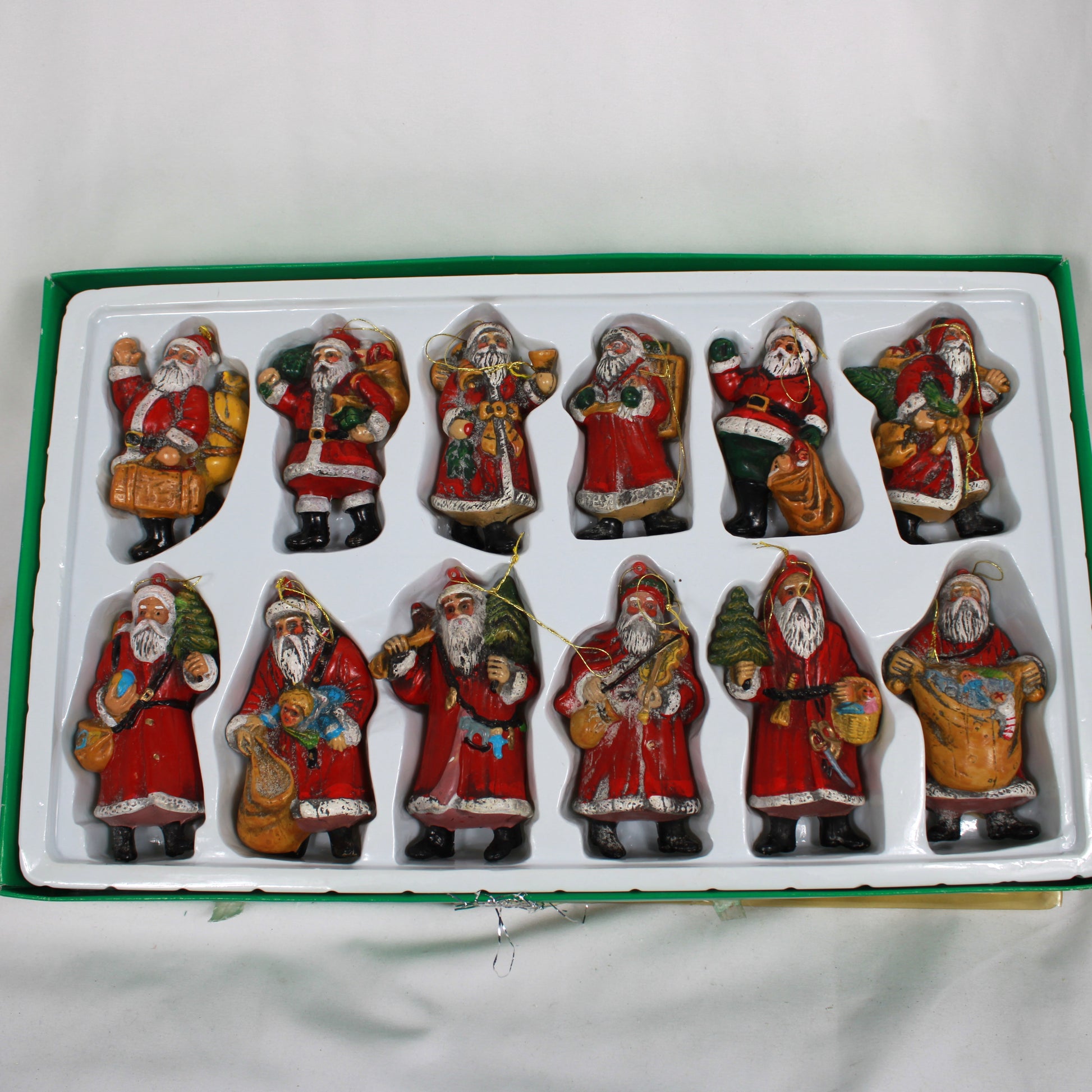 Woolworth Canada Old World Santa Christmas Ornaments - Set of 12