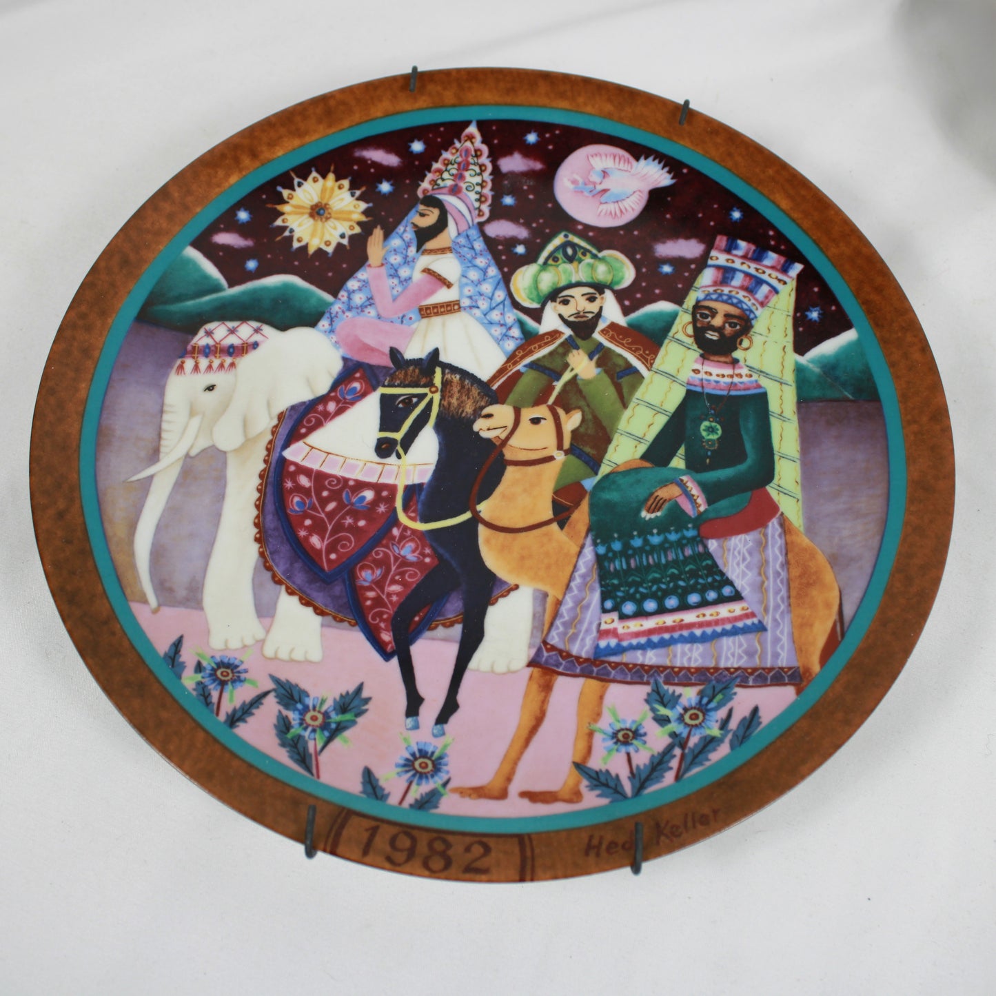Vintage Konigszelt Bayern Hedi Keller Christmas Collector Plates Set of 4