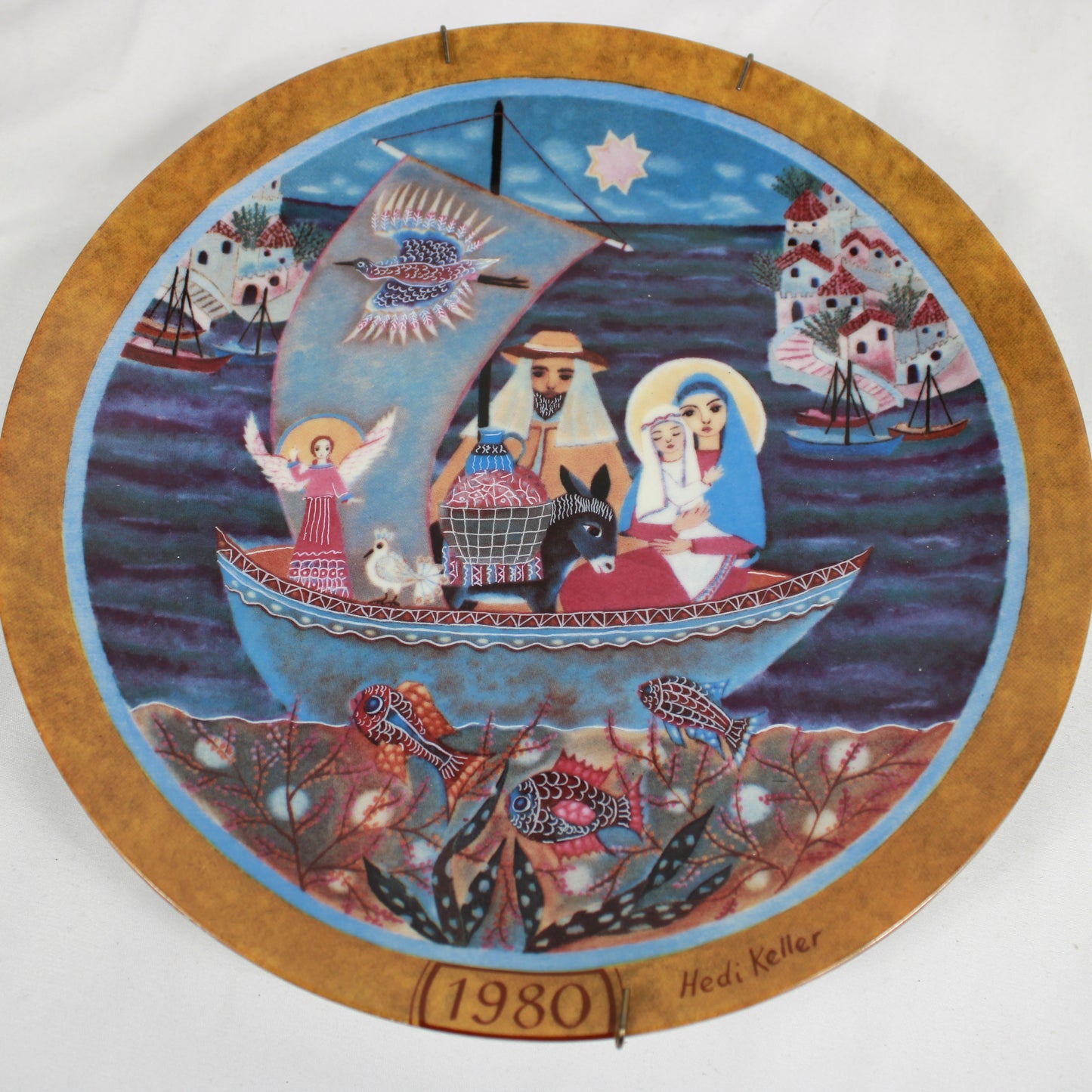 Vintage Konigszelt Bayern Hedi Keller Christmas Collector Plates Set of 4