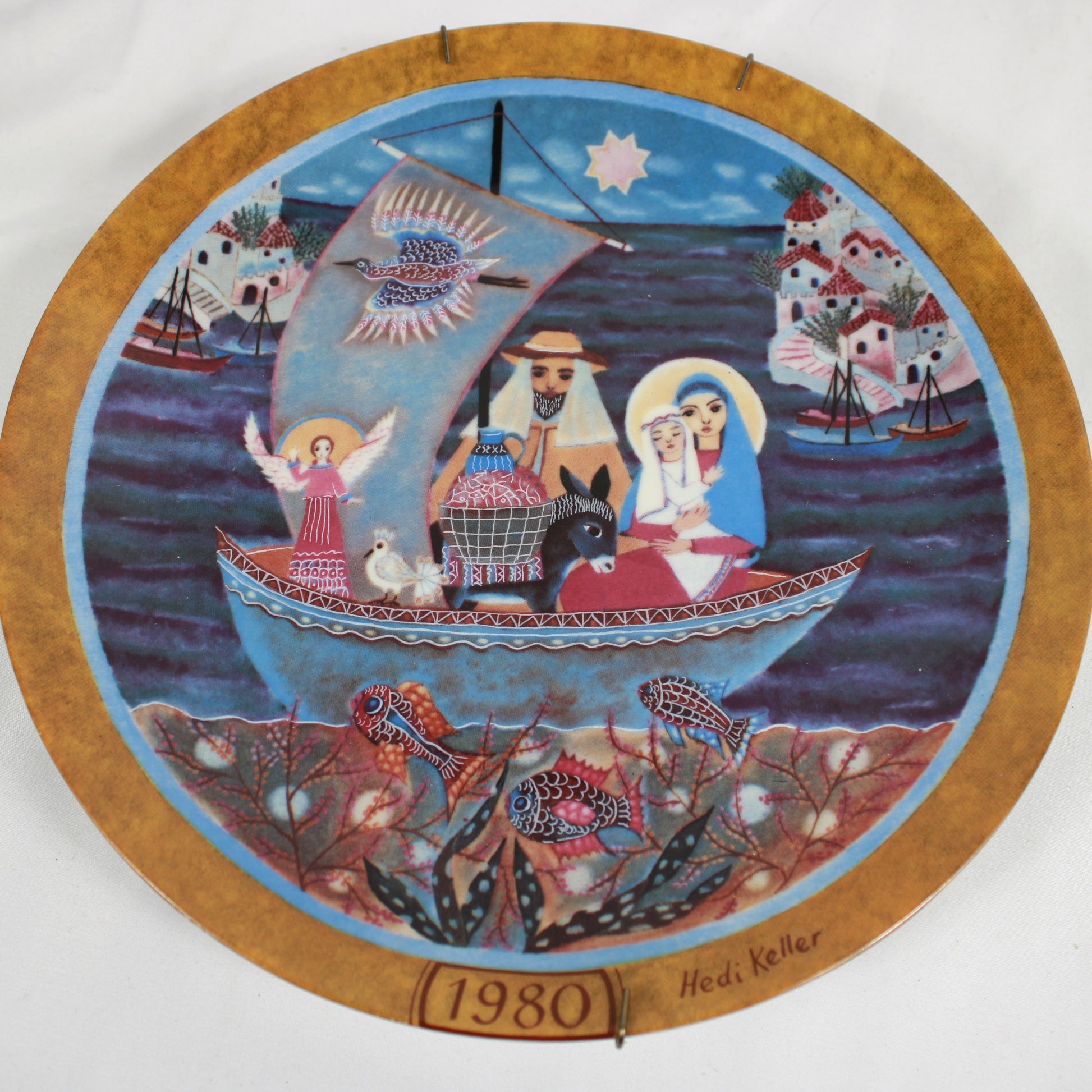 Vintage Konigszelt Bayern Hedi Keller Christmas Collector Plates Set of 4