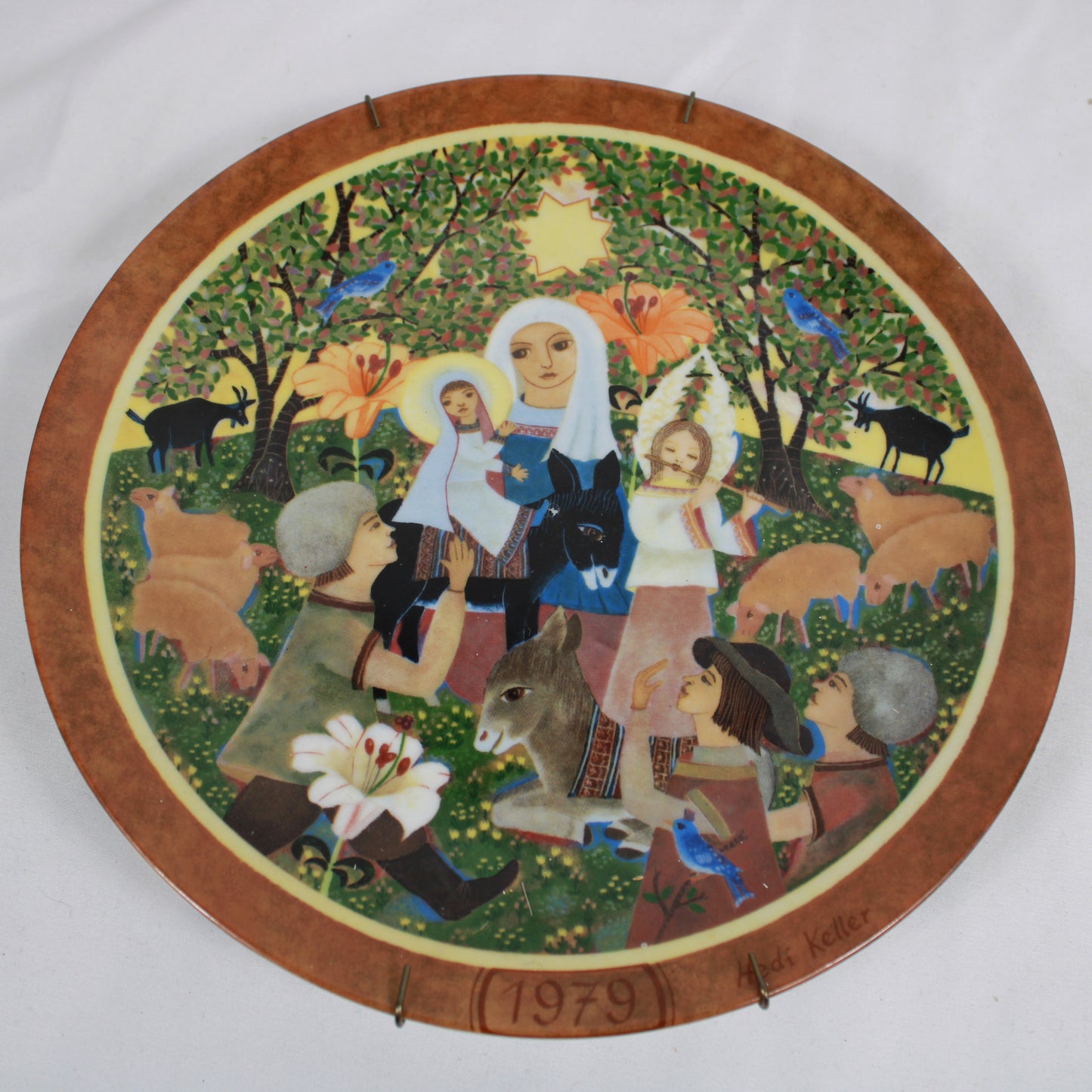 Vintage Konigszelt Bayern Hedi Keller Christmas Collector Plates Set of 4