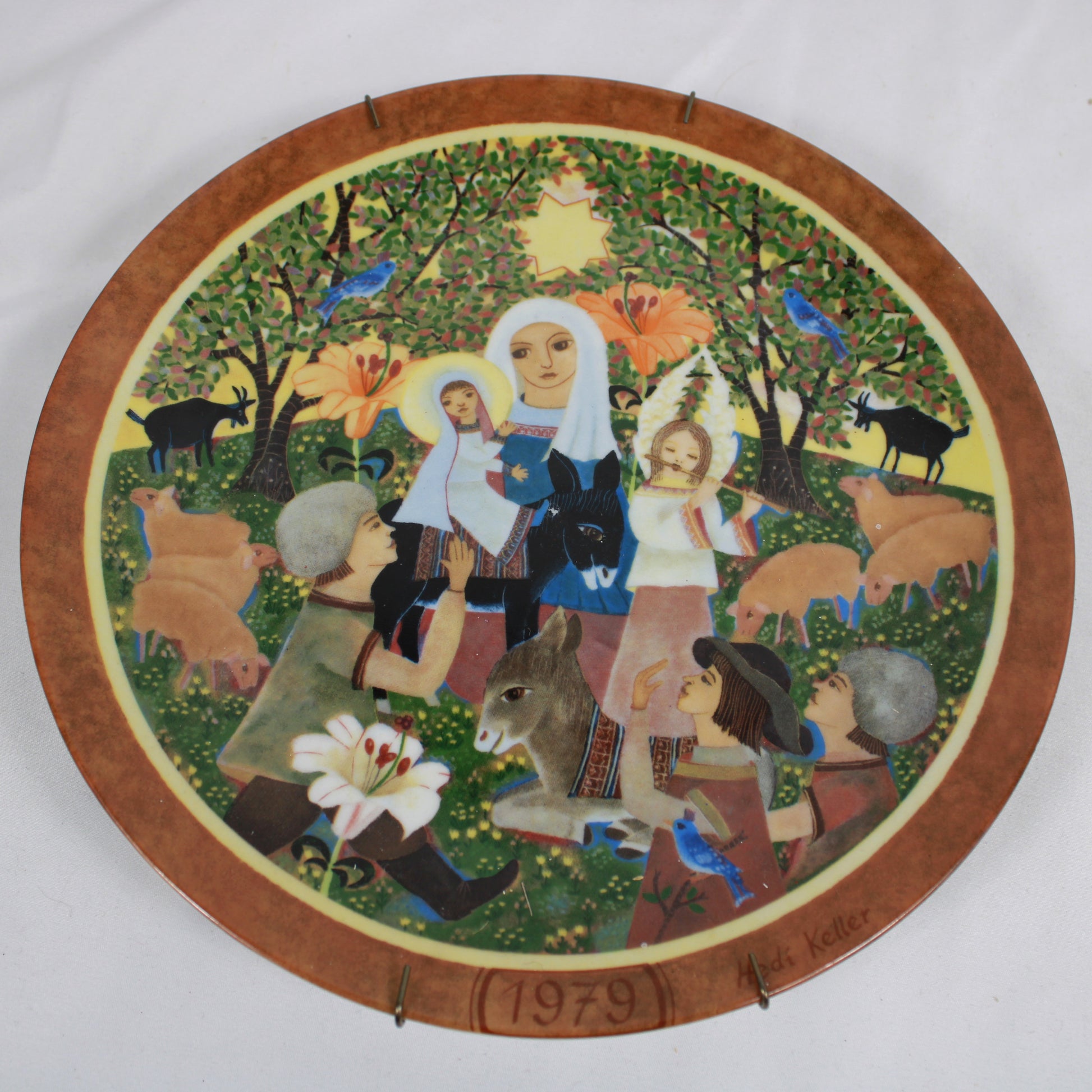 Vintage Konigszelt Bayern Hedi Keller Christmas Collector Plates Set of 4