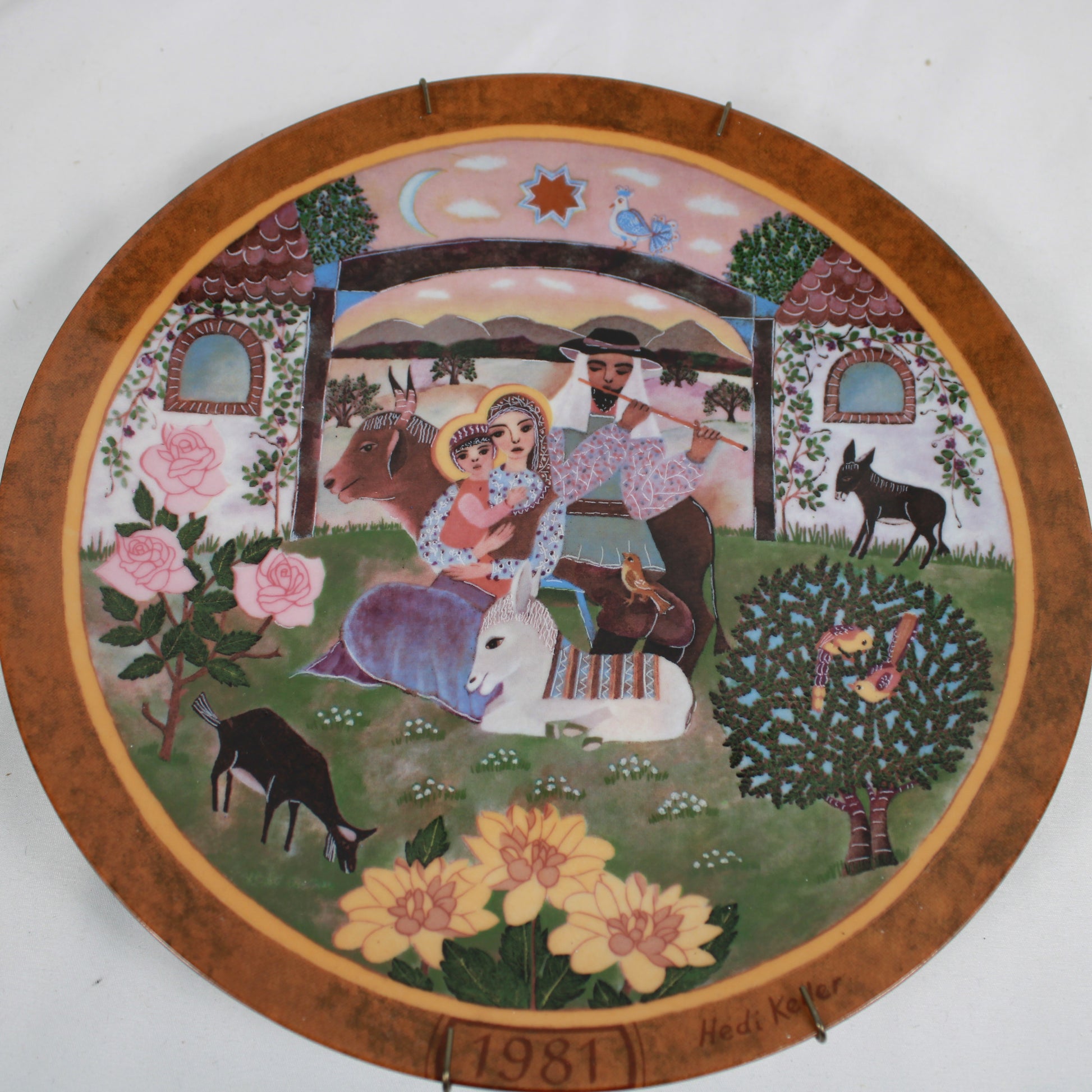 Vintage Konigszelt Bayern Hedi Keller Christmas Collector Plates Set of 4