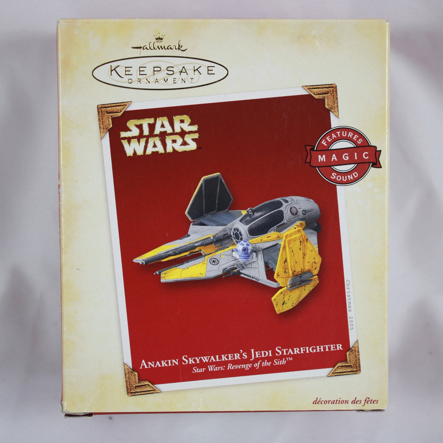 Hallmark Keepsake 2005 Star Wars Anakin Skywalker's Jedi Starfighter Magic Ornament