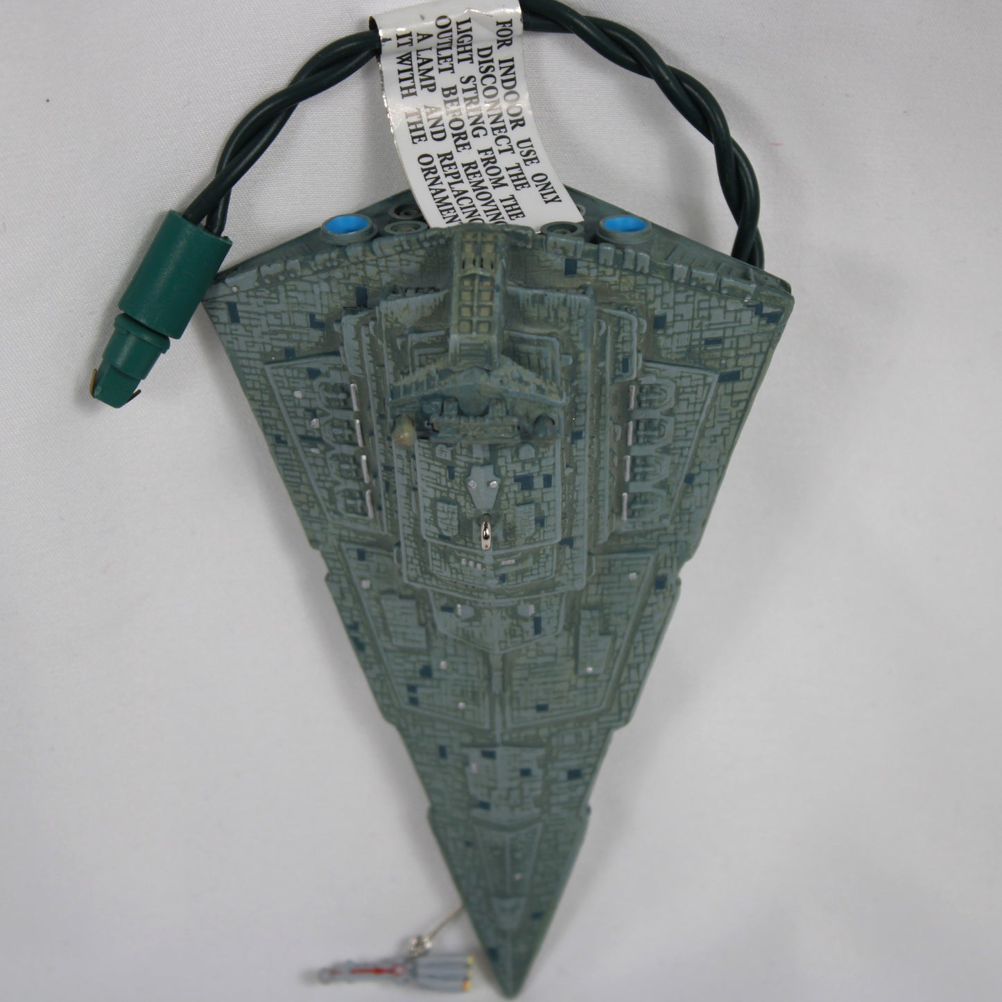Hallmark Keepsake 2004 Star Wars Star Destroyer and Blockade Runner Magic Ornament