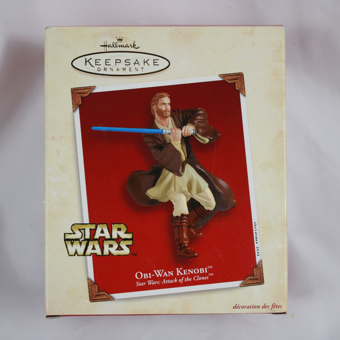 Hallmark Keepsake 2002 Star Wars Obi-Wan Kenobi Attack of the Clones Christmas Ornament