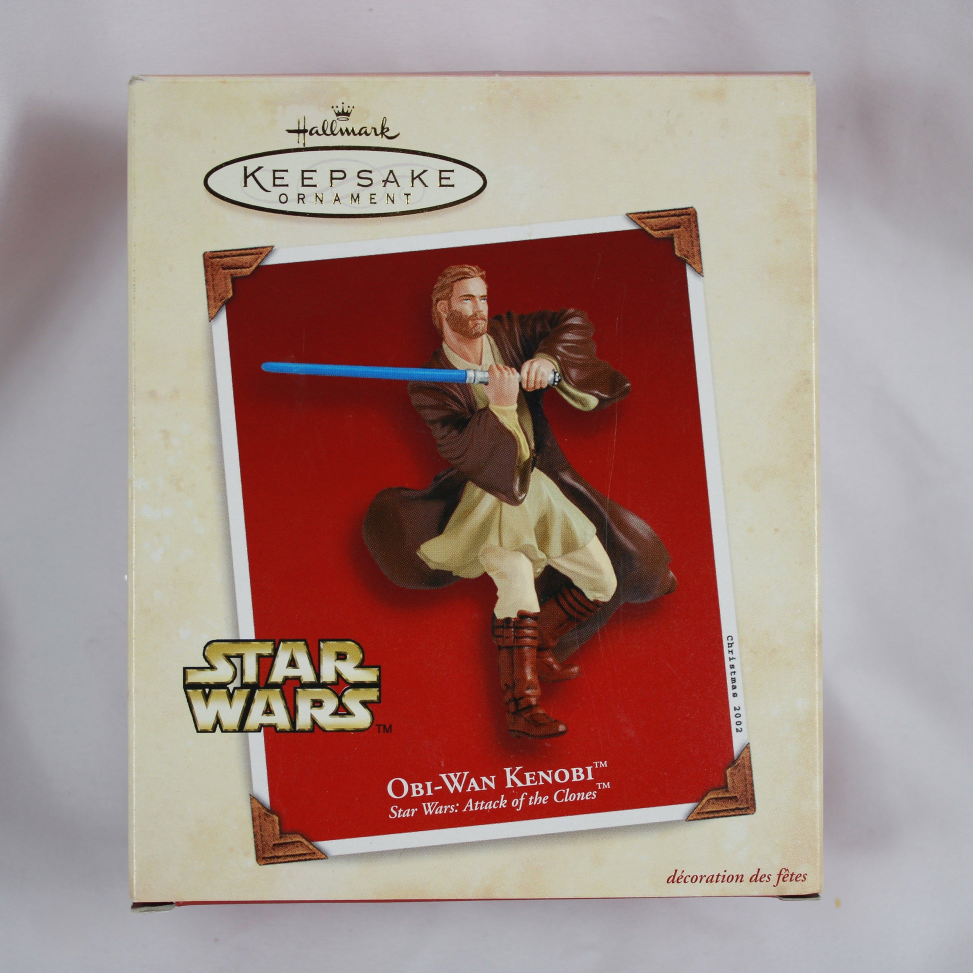 Hallmark Keepsake 2002 Star Wars Obi-Wan Kenobi Attack of the Clones Christmas Ornament