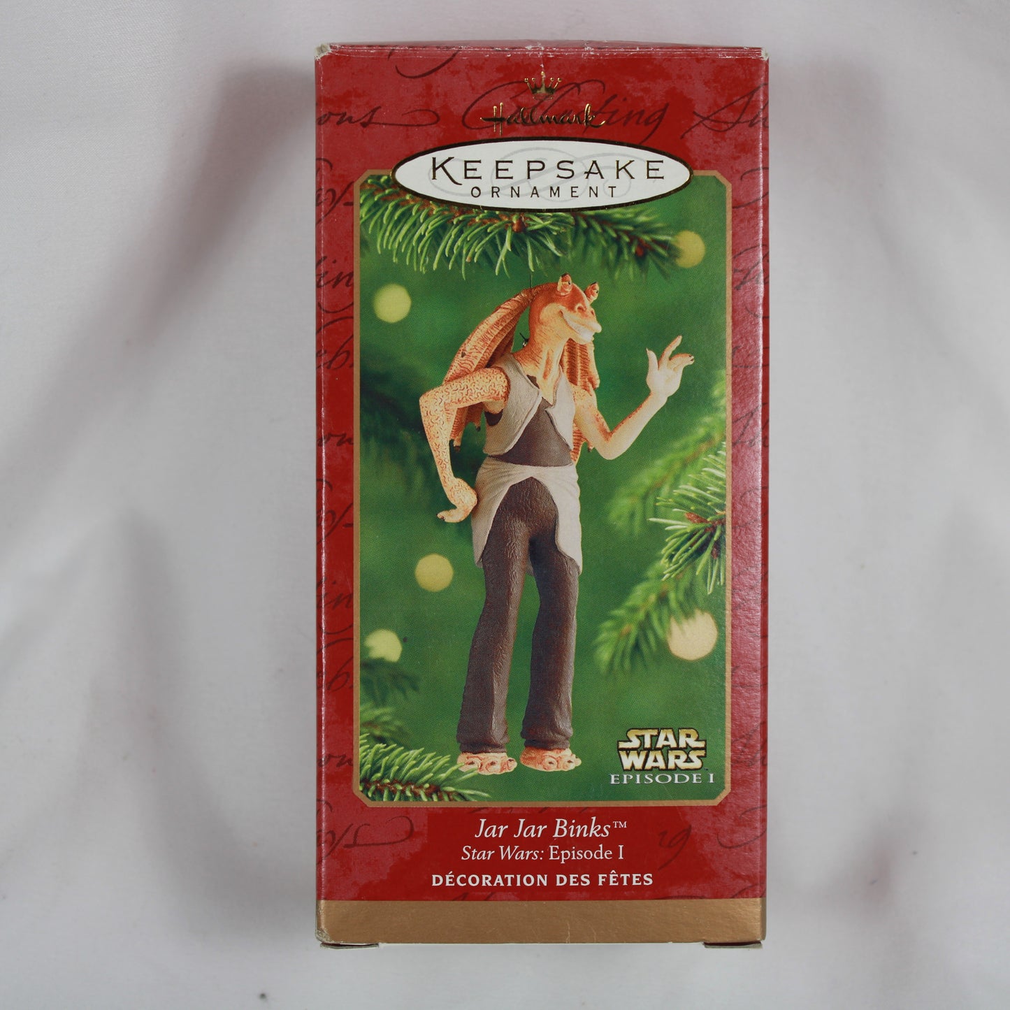 Hallmark Keepsake 2001 Star Wars Episode I Jar Jar Binks Christmas Ornament