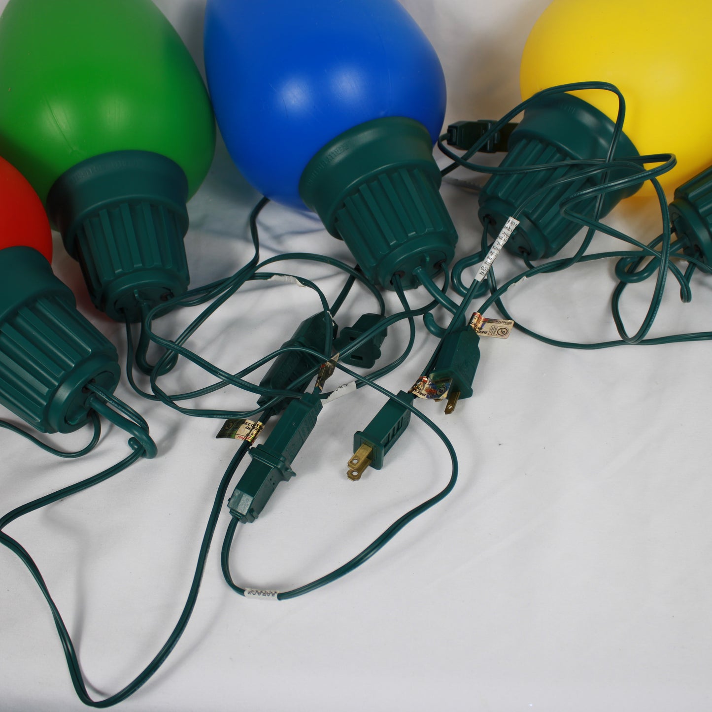 Really Big Lights Holiday LED Christmas Light Strand Set of 5 Jumbo Bulbs
