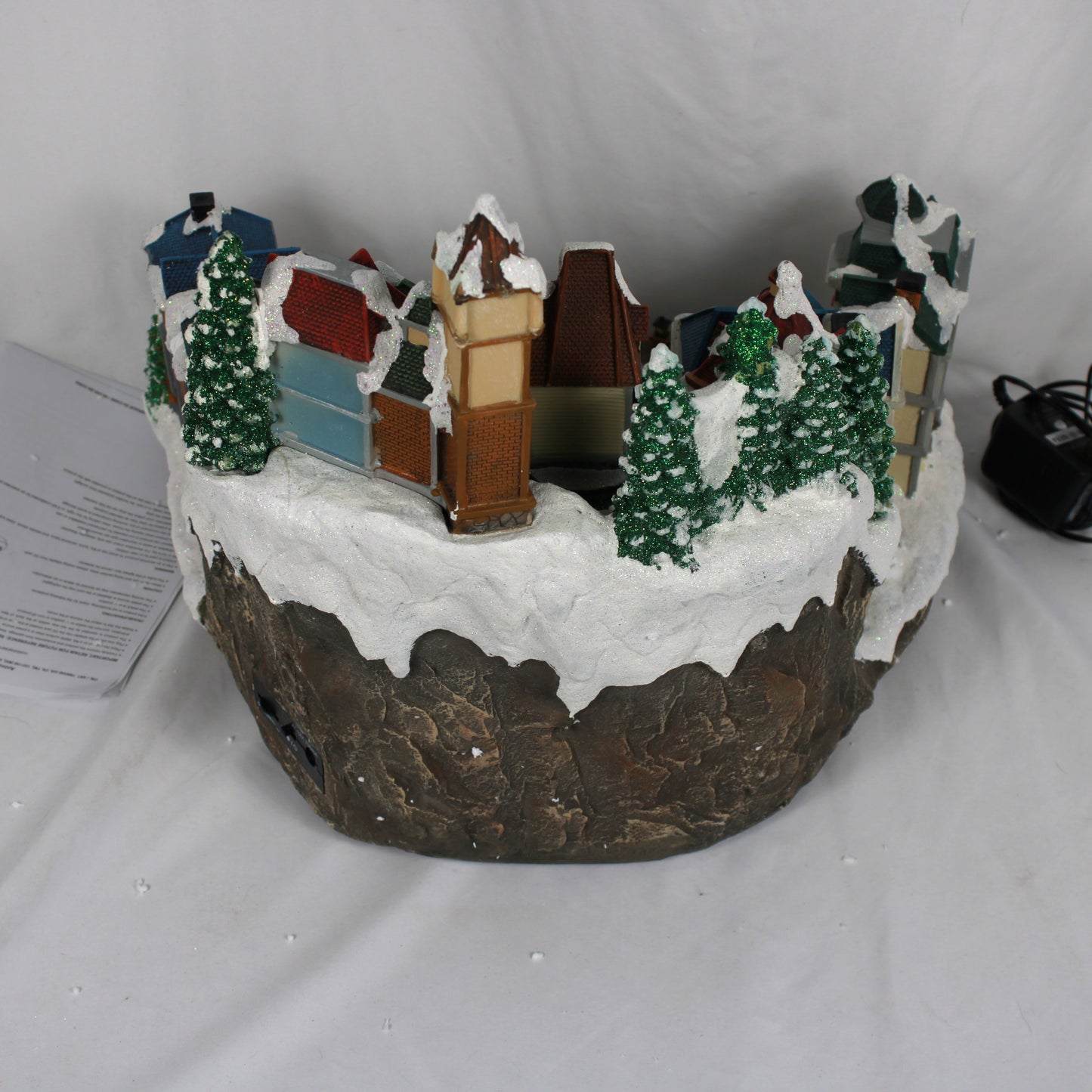 Moments in Time Costco Animated Christmas Village with Music Tabletop Decoration