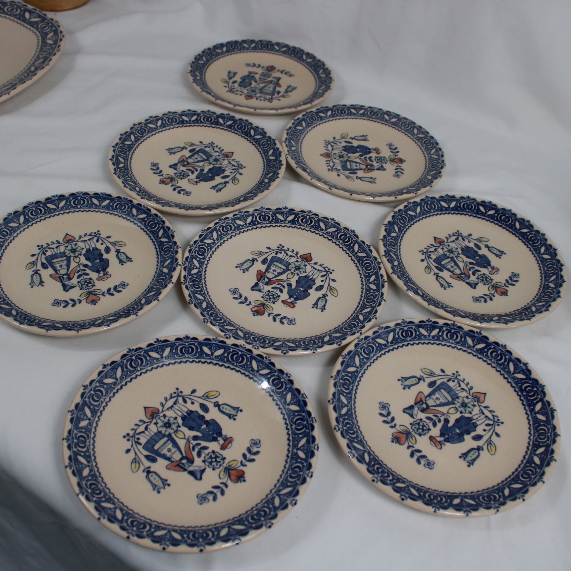 Johnson Brothers Hearts and Flowers Old Granite Ironstone Set (20 Pcs) Made in England