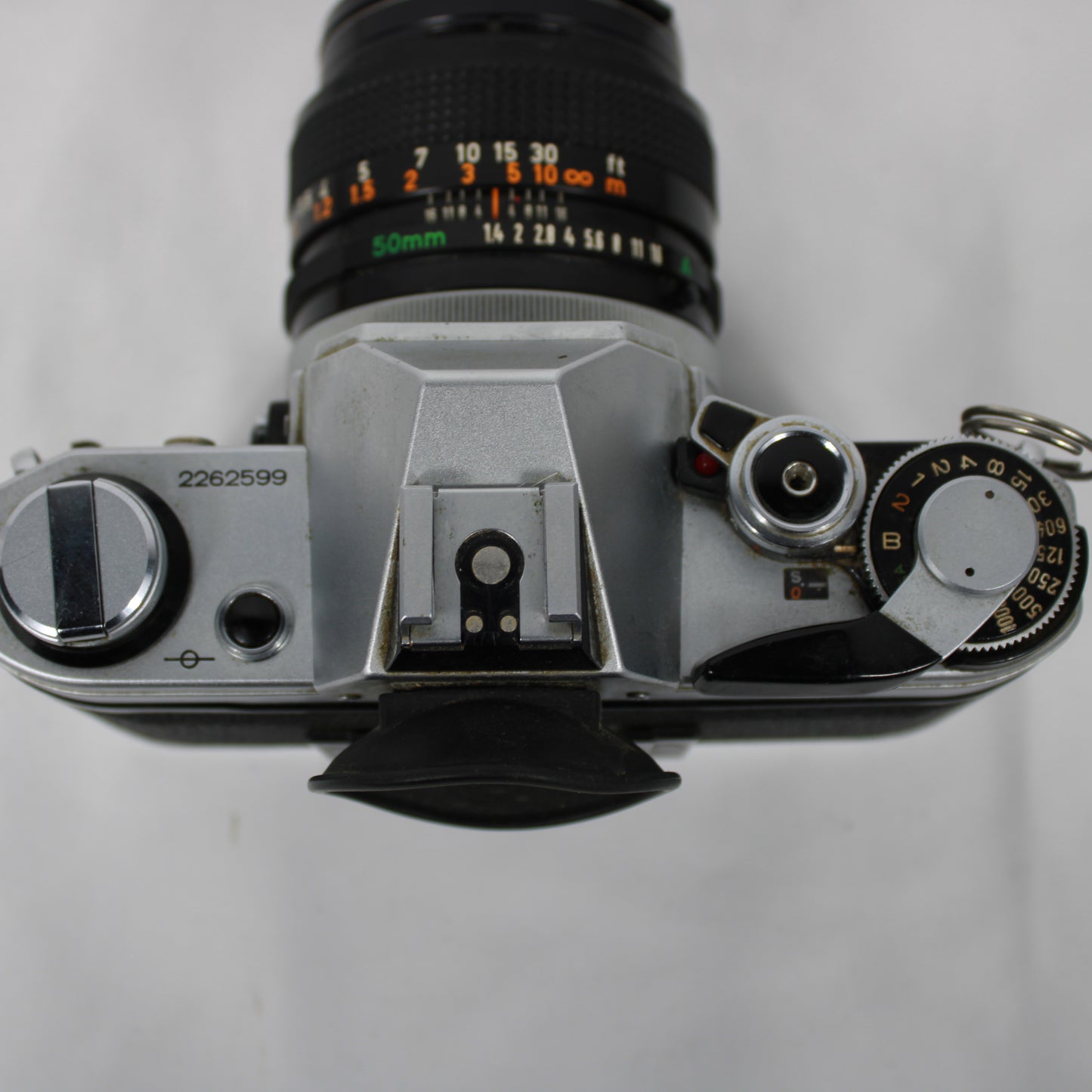 Canon AE-1 35mm SLR Film Camera Body with Canon FD 50mm Lens