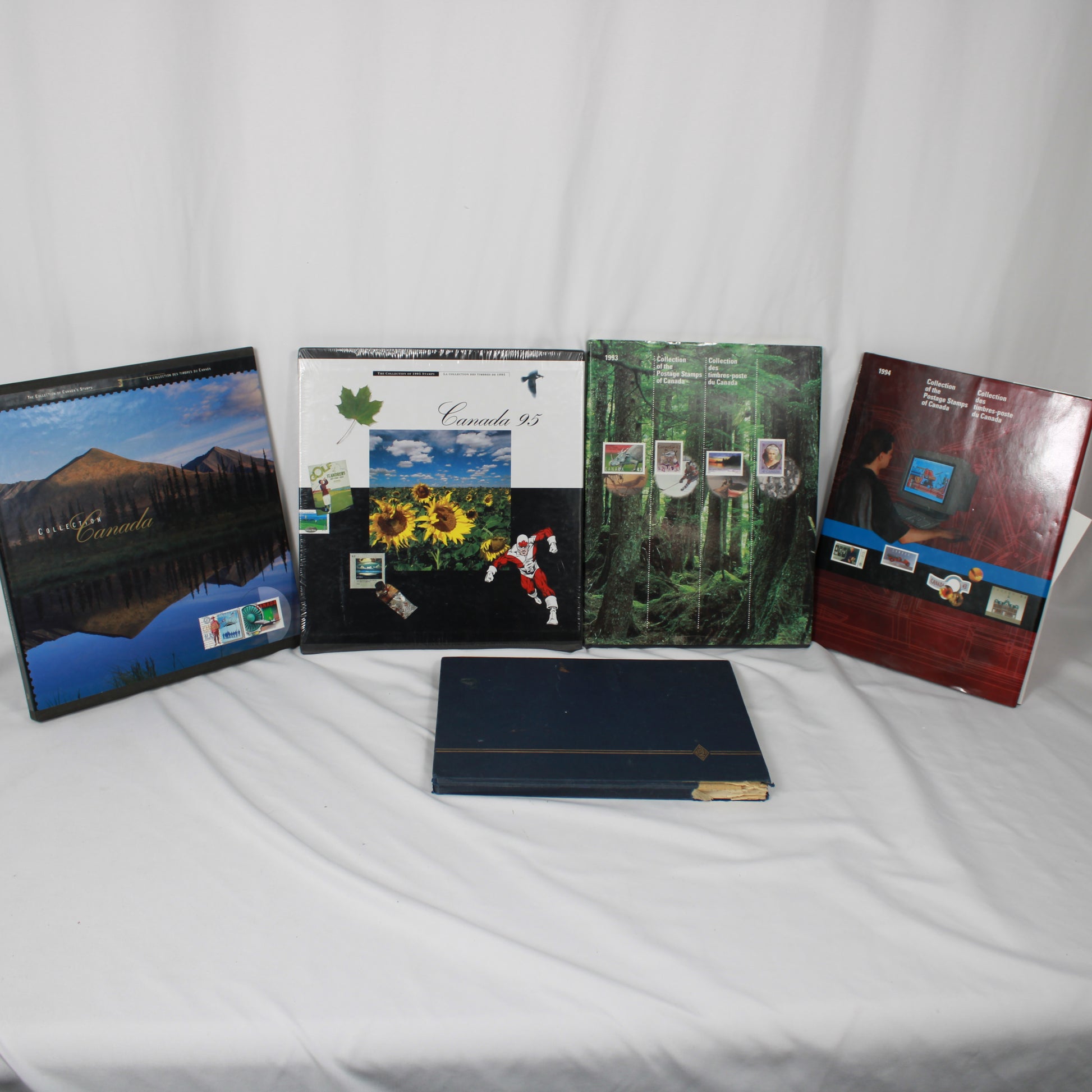 Canada Post Annual Stamp Collection Books & International Stock book Lot