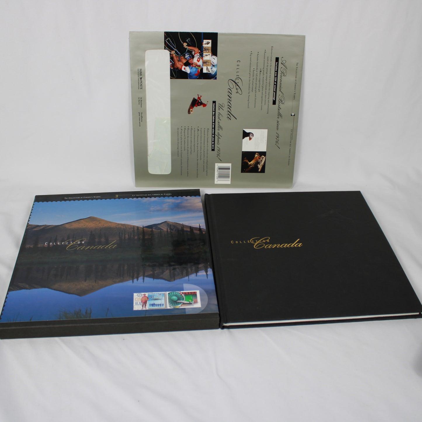 Canada Post Annual Stamp Collection Books & International Stock book Lot