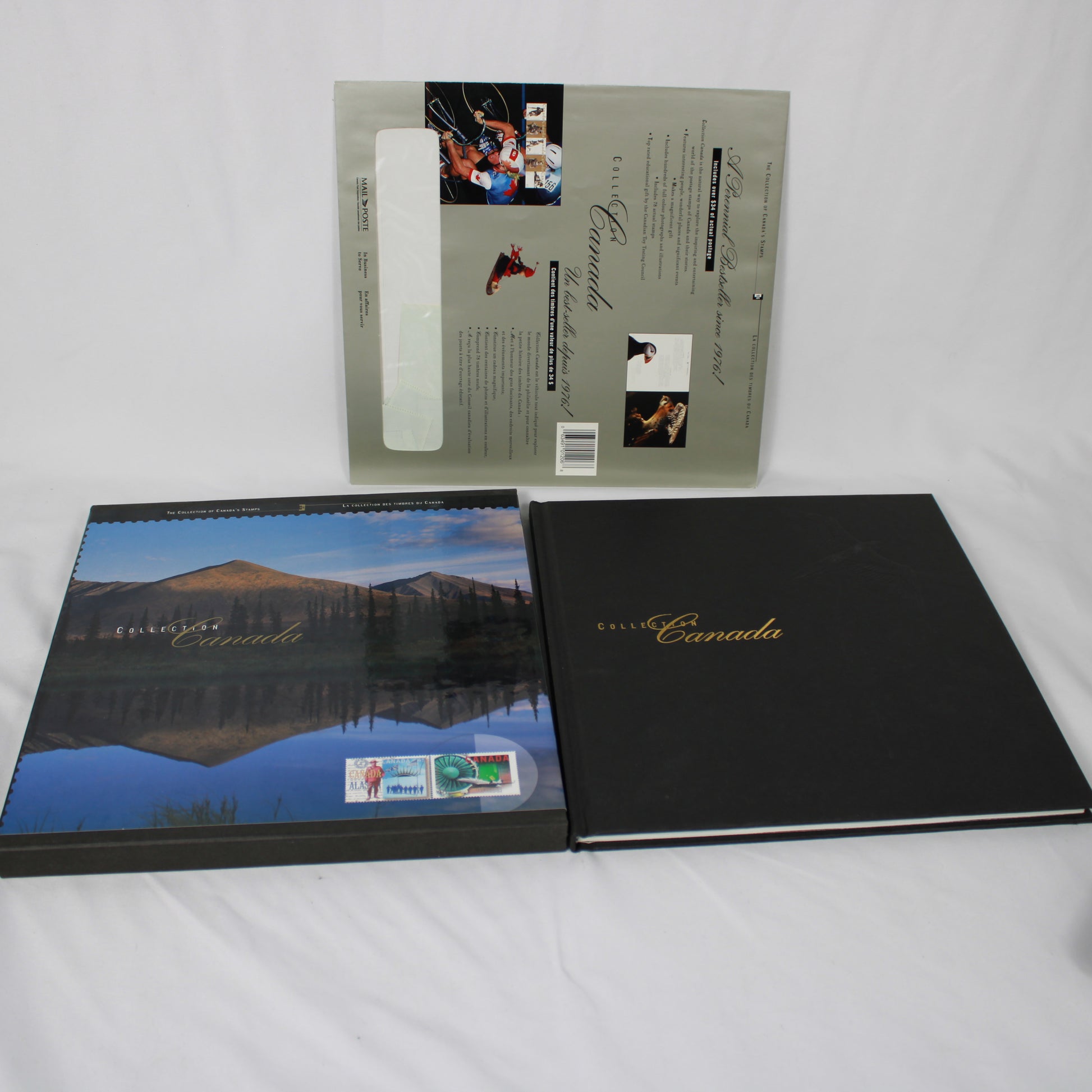Canada Post Annual Stamp Collection Books & International Stock book Lot