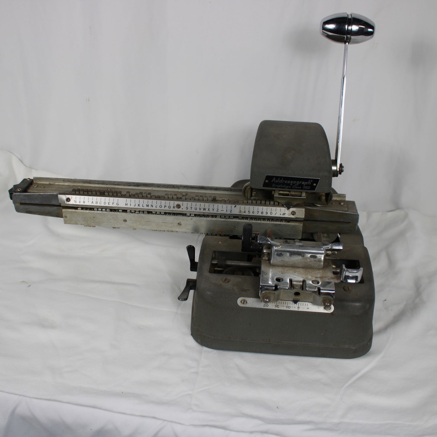 Addressograph Graphotype Class 350 Embossing Machine (Model 355)