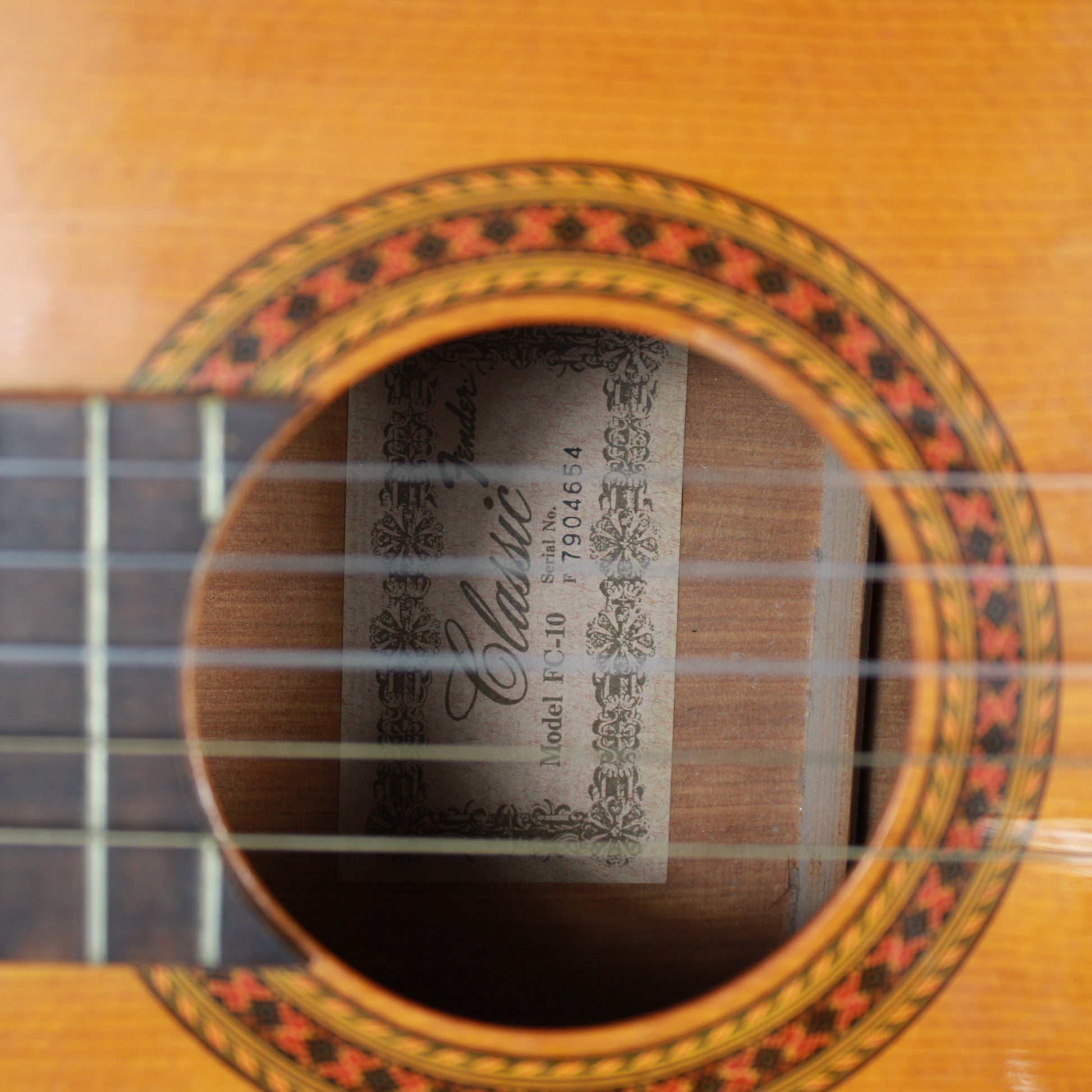 Fender Classic FC-10 Classical Acoustic Guitar - Natural Gloss