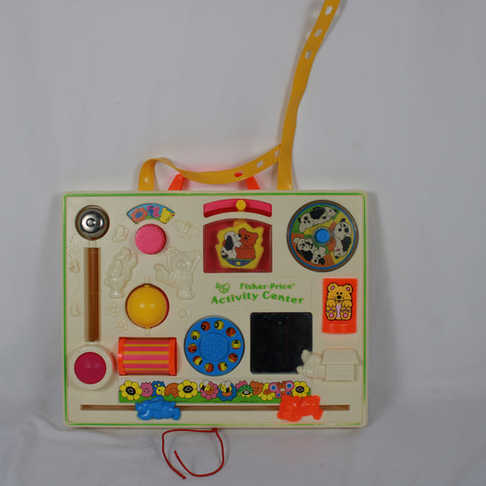 Fisher-Price Activity Center: Classic 1970s / 1980s Sensory Crib Toy