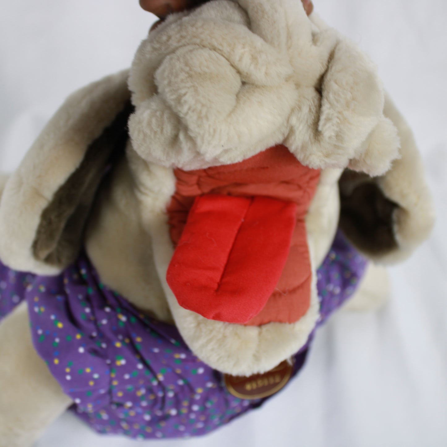 1981 Wrinkles Dog Hand Puppet Plush – Ganz Original Outfit & Tags