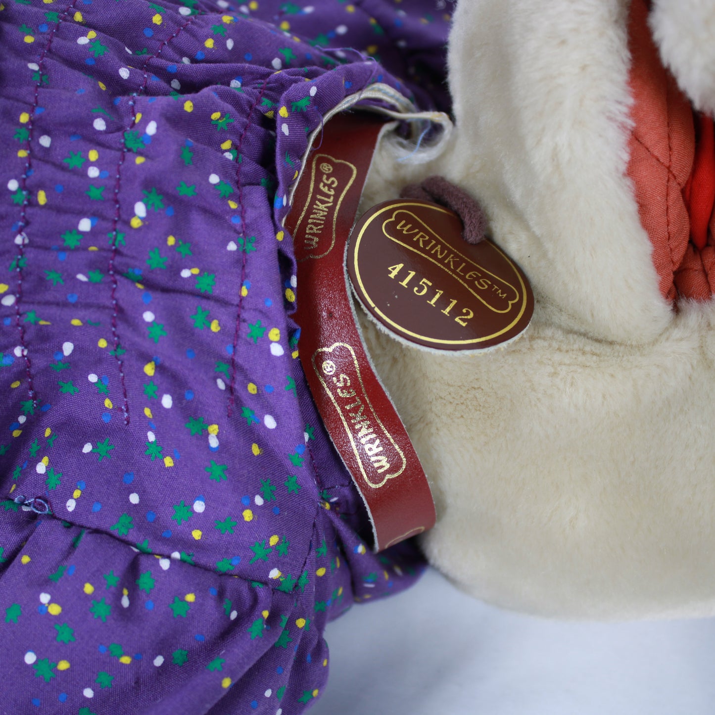 1981 Wrinkles Dog Hand Puppet Plush – Ganz Original Outfit & Tags