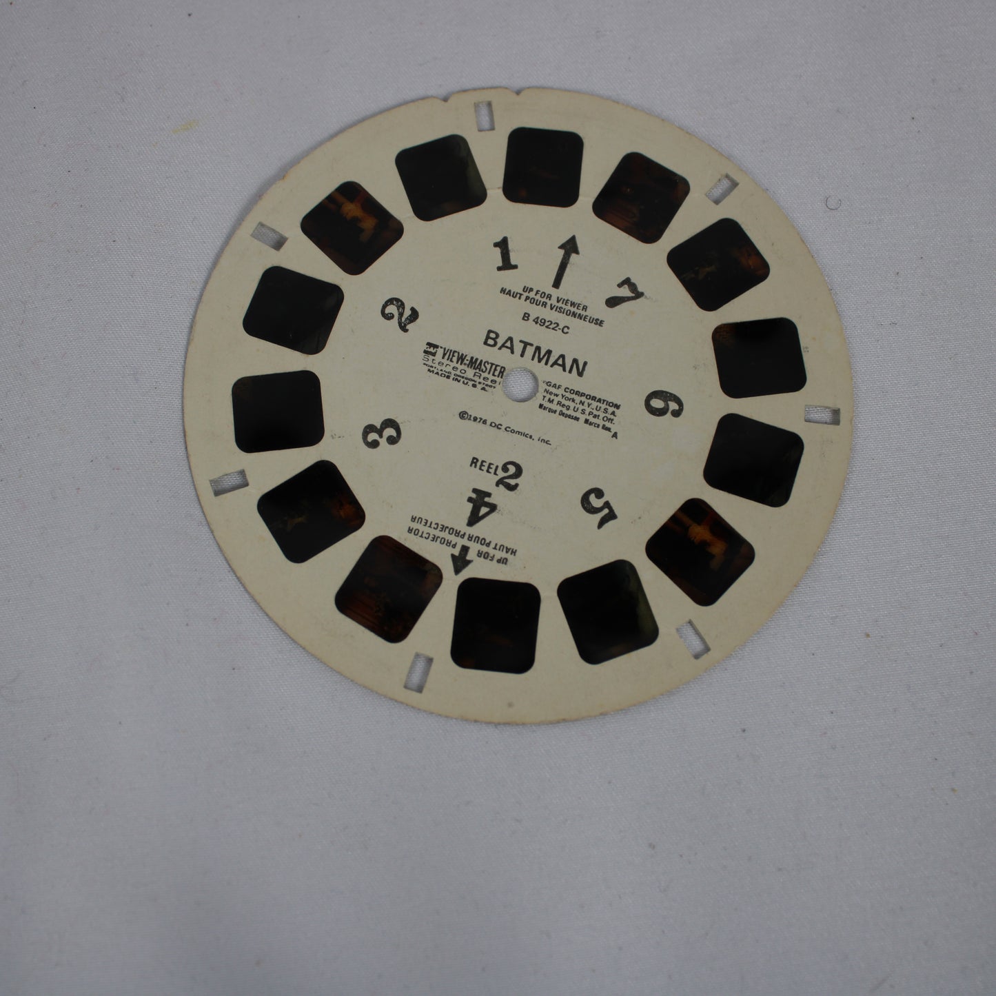 Red GAF View-Master 3D Viewer with 5 Reels Set
