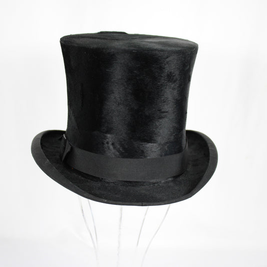 Lincoln Bennett & Co Black Silk Plush Top Hat - London & Montreal