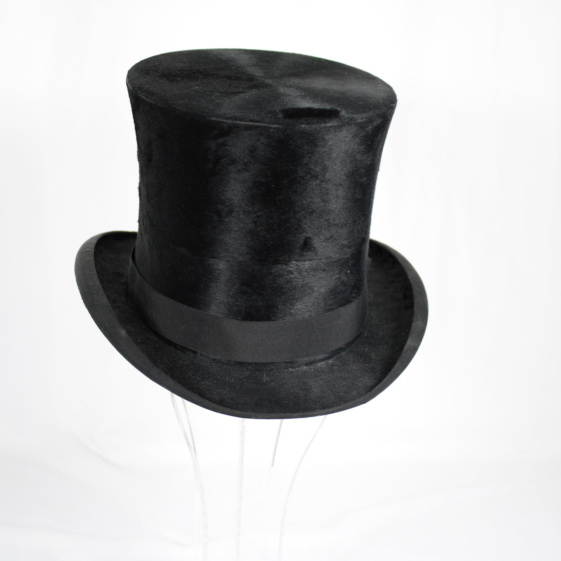Lincoln Bennett & Co Black Silk Plush Top Hat - London & Montreal