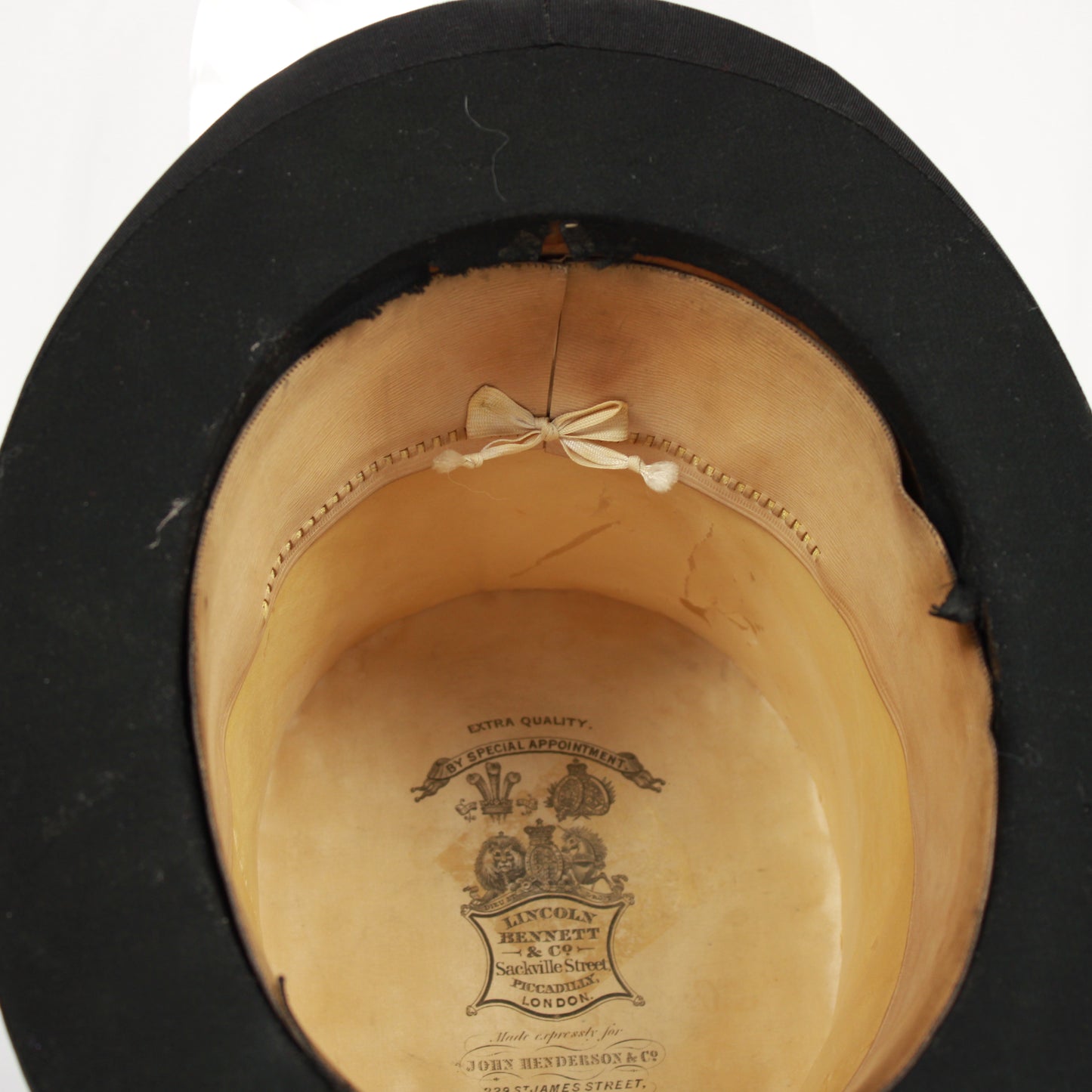 Lincoln Bennett & Co Black Silk Plush Top Hat - London & Montreal