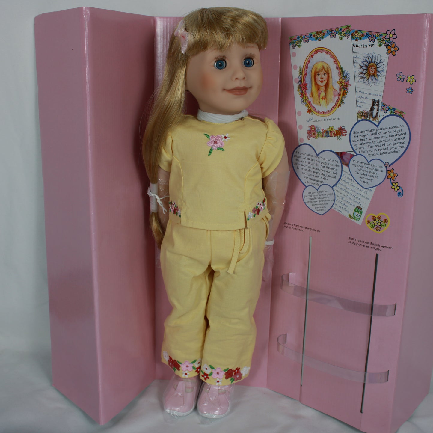 Maplelea Girls 18-Inch Brianne Doll (KB1) Complete Set in Original Box
