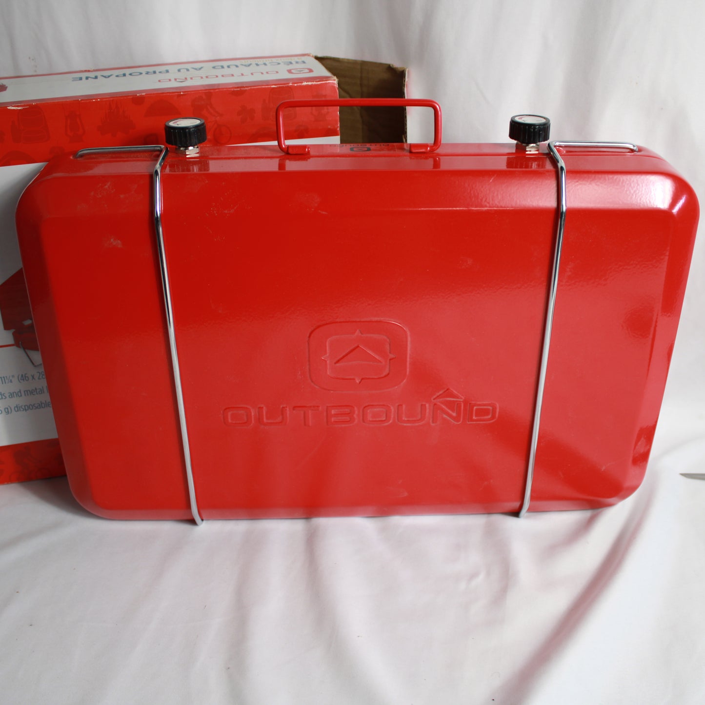 Outbound 2-Burner Portable Propane Camping Stove (20,000 BTU) with Original Box