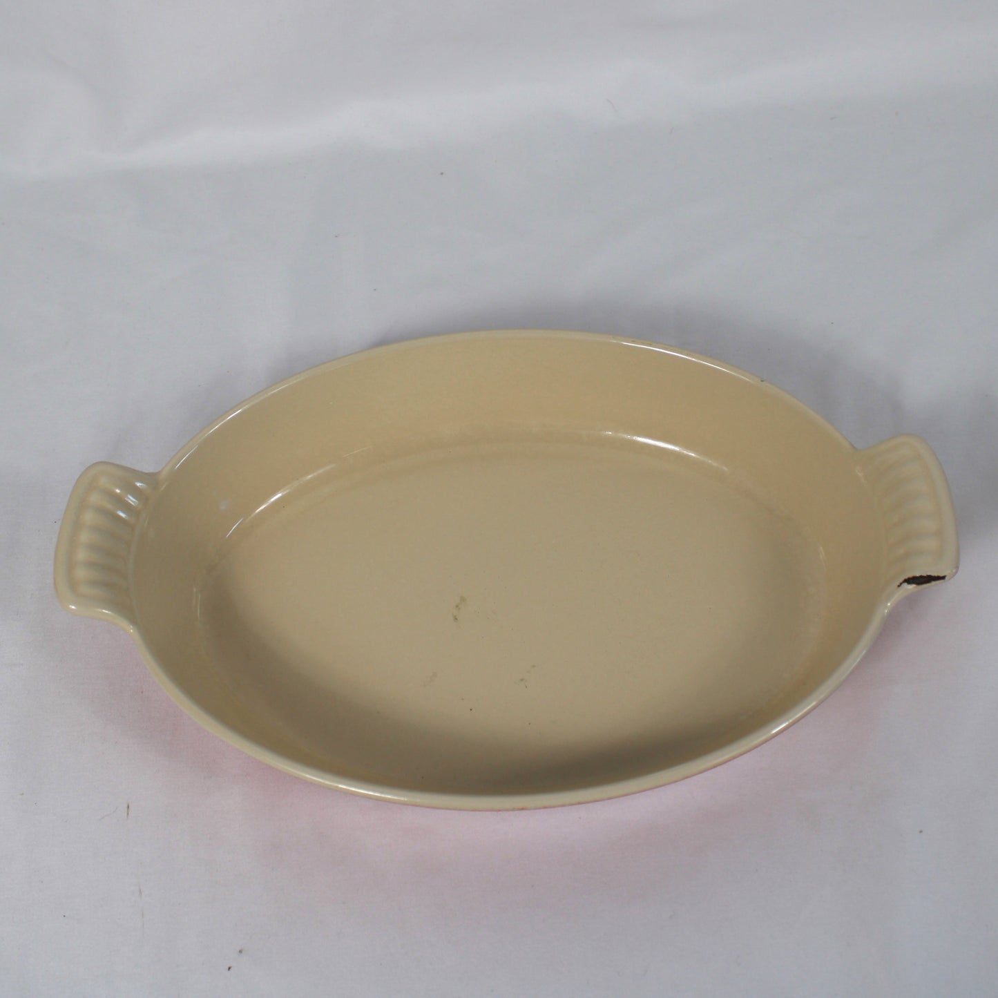 Le Creuset Flame Orange Enamel Cast Iron Oval Au Gratin Baking Dish