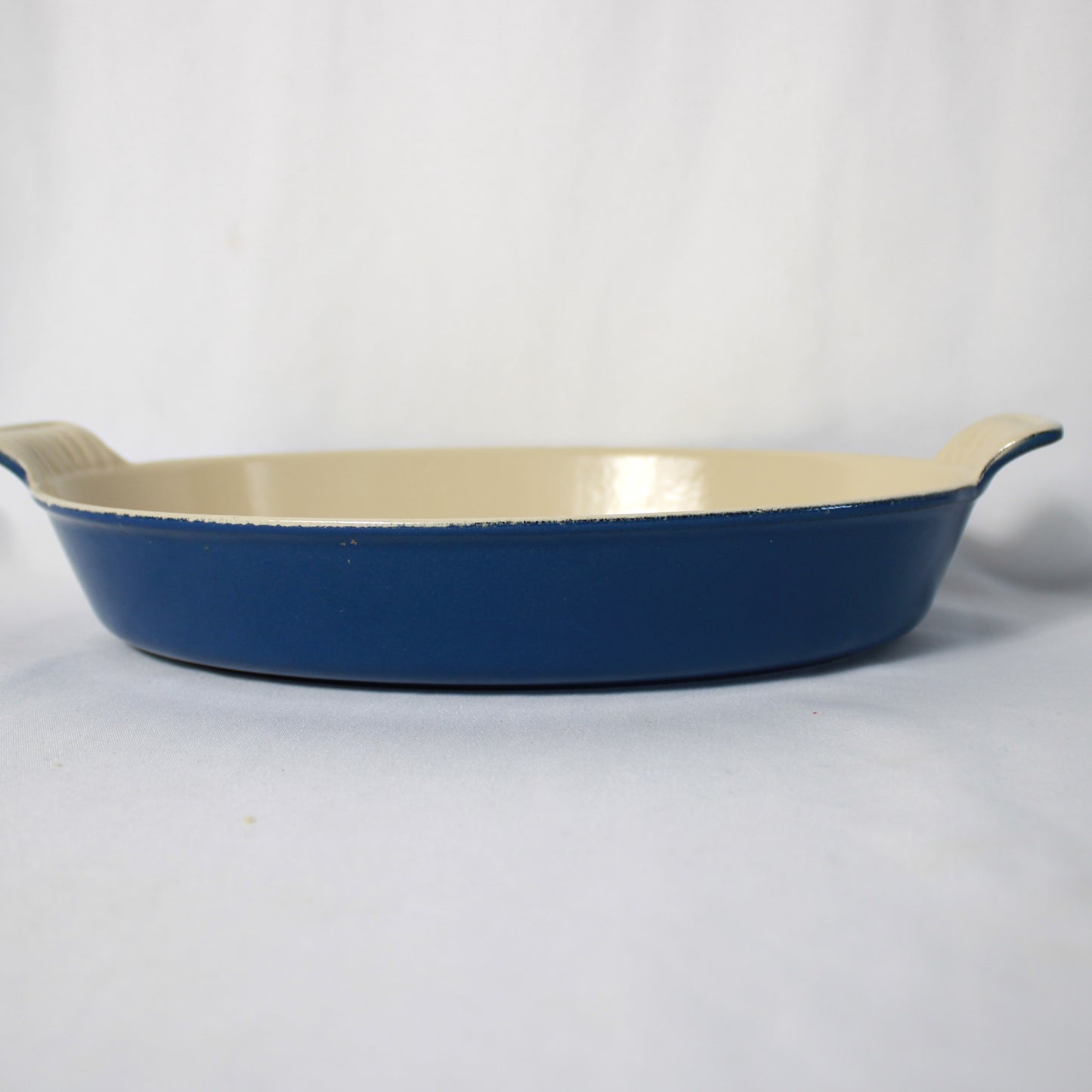 Le Creuset Cobalt Blue Enameled Cast Iron Oval Gratin Dish