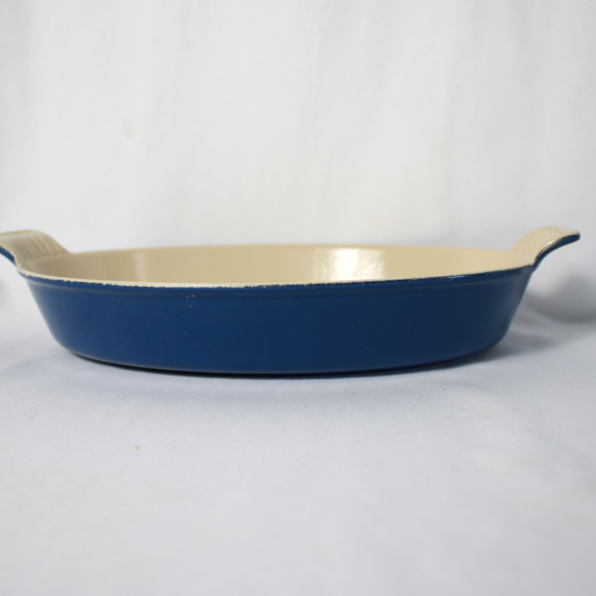 Le Creuset Cobalt Blue Enameled Cast Iron Oval Gratin Dish