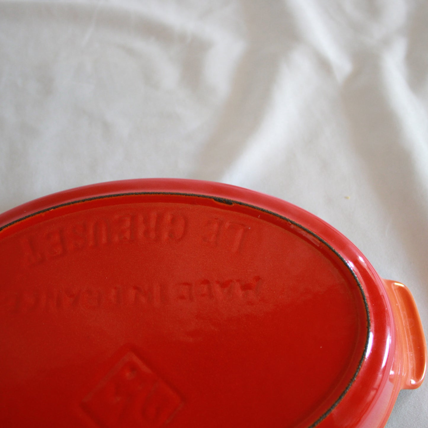 Le Creuset Flame Orange Enamel Cast Iron Oval Au Gratin Dish #24