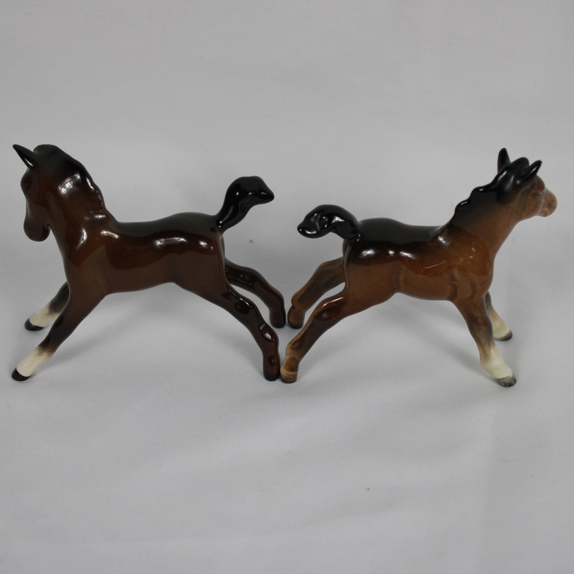 Vintage Royal Doulton Ceramic Horse Foal Figurines Pair
