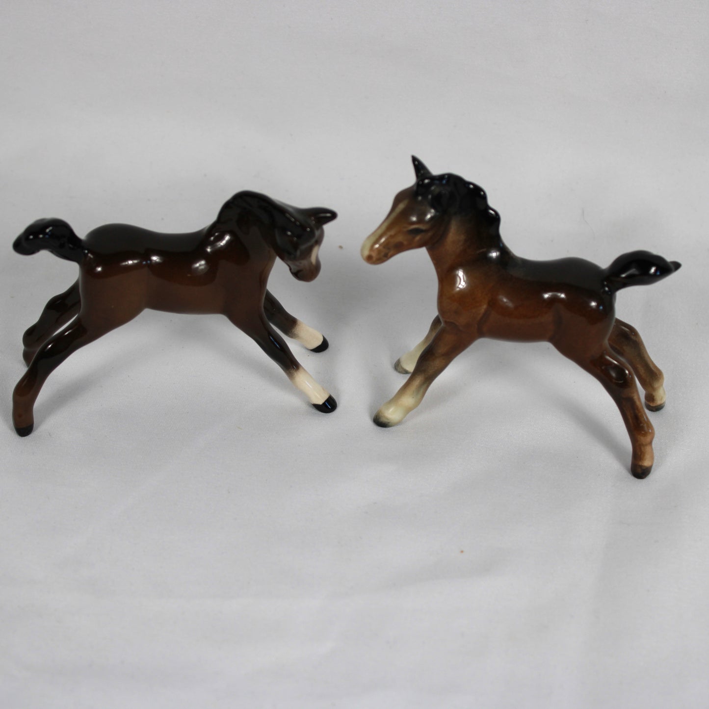 Vintage Royal Doulton Ceramic Horse Foal Figurines Pair