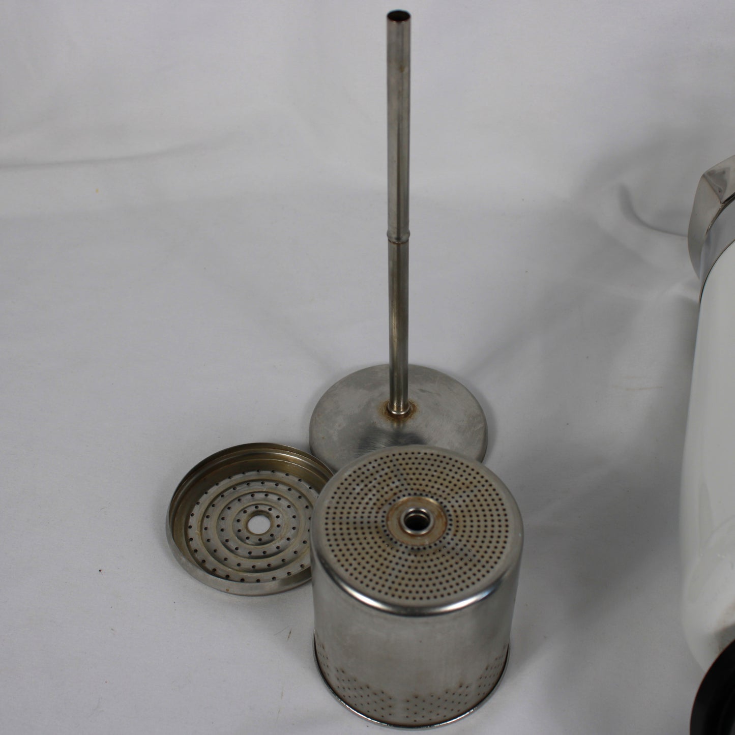 Vintage Corning Ware Blue Cornflower 9-Cup Stovetop Coffee Percolator P-119