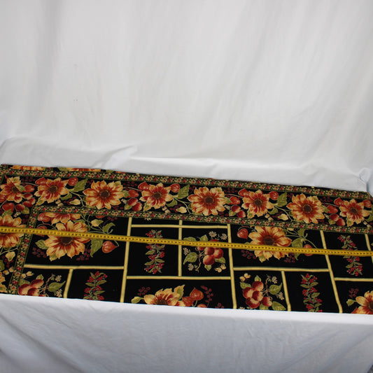 April Cornell Floral and Fruit Cotton Tablecloth 138 cm x 138 cm
