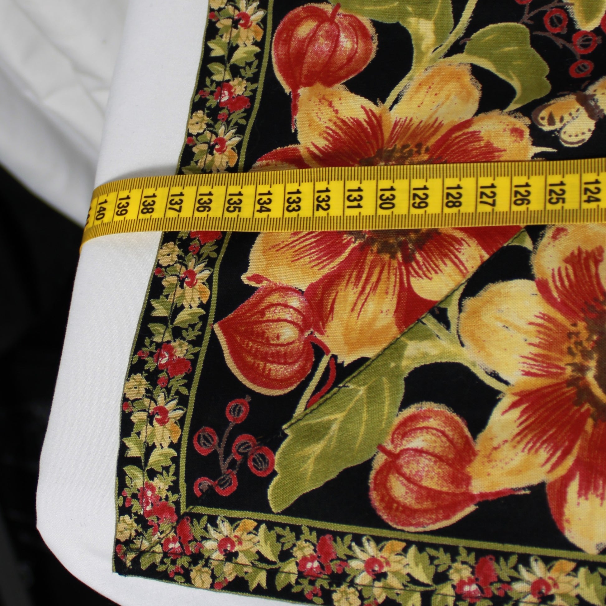 April Cornell Floral and Fruit Cotton Tablecloth 138 cm x 138 cm