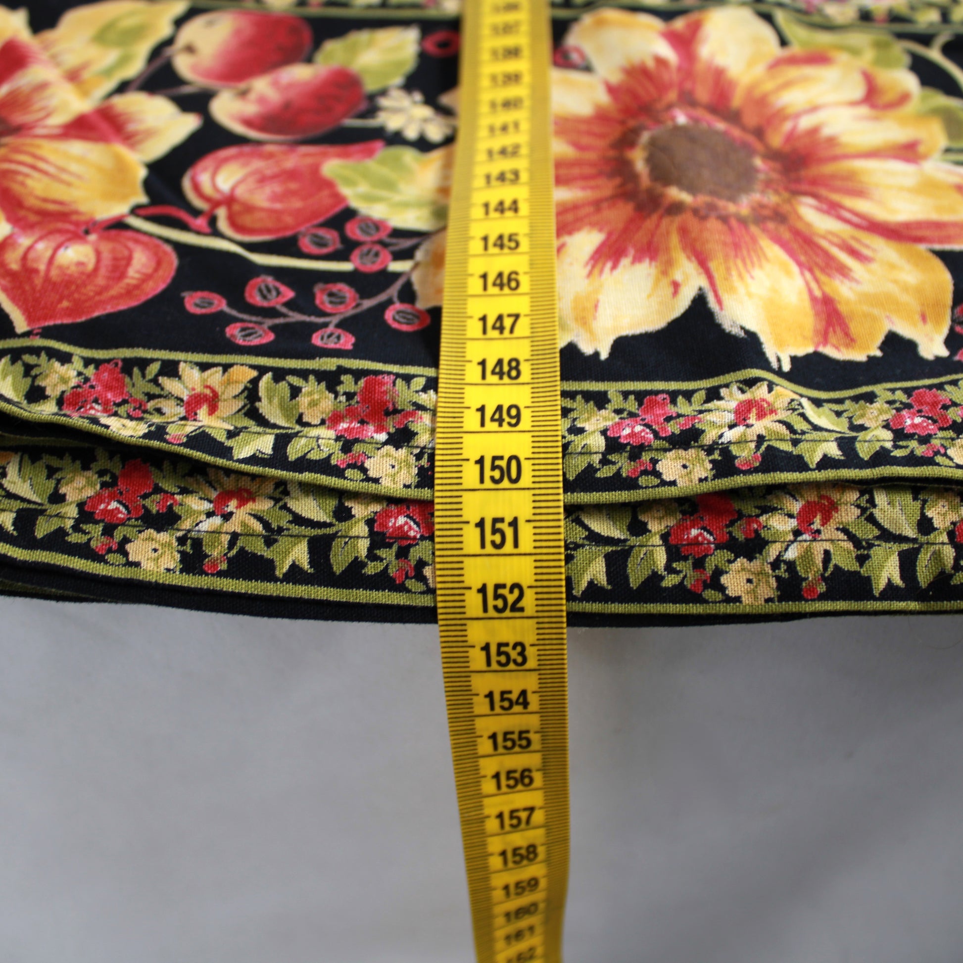 April Cornell Sunflower & Harvest Floral 100% Cotton Rectangular Tablecloth 150 x 225 cm